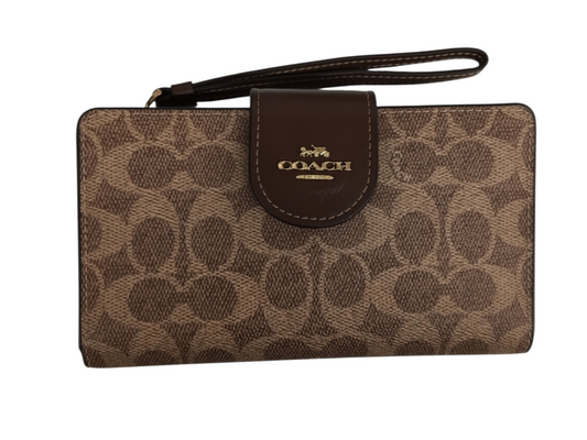 COACH LONG WALLET CW47 BROWN