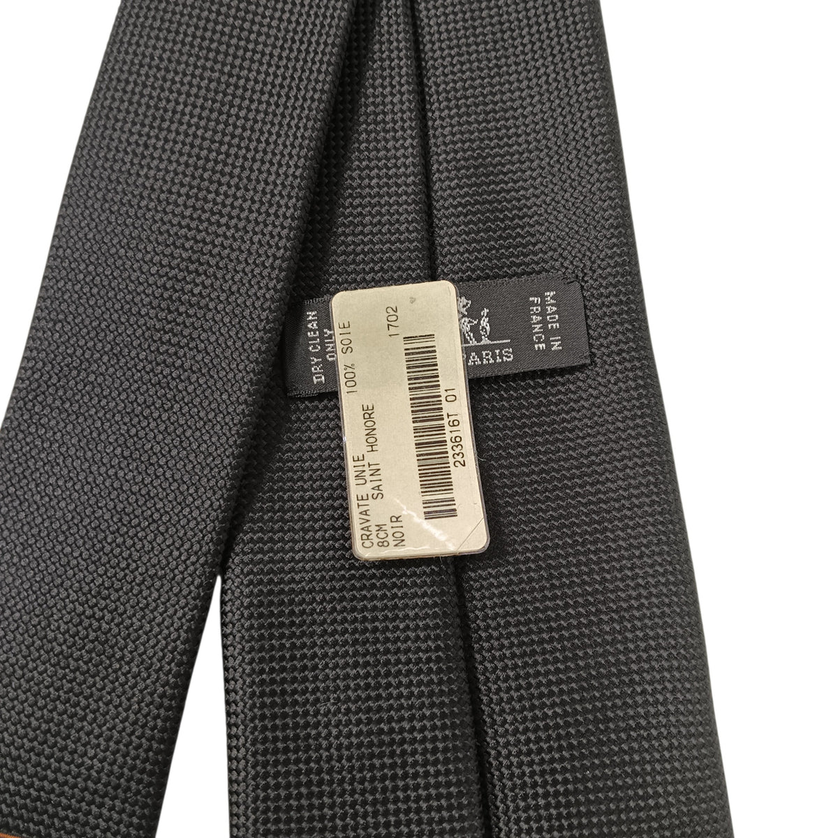 HERMES Necktie 233616T Black