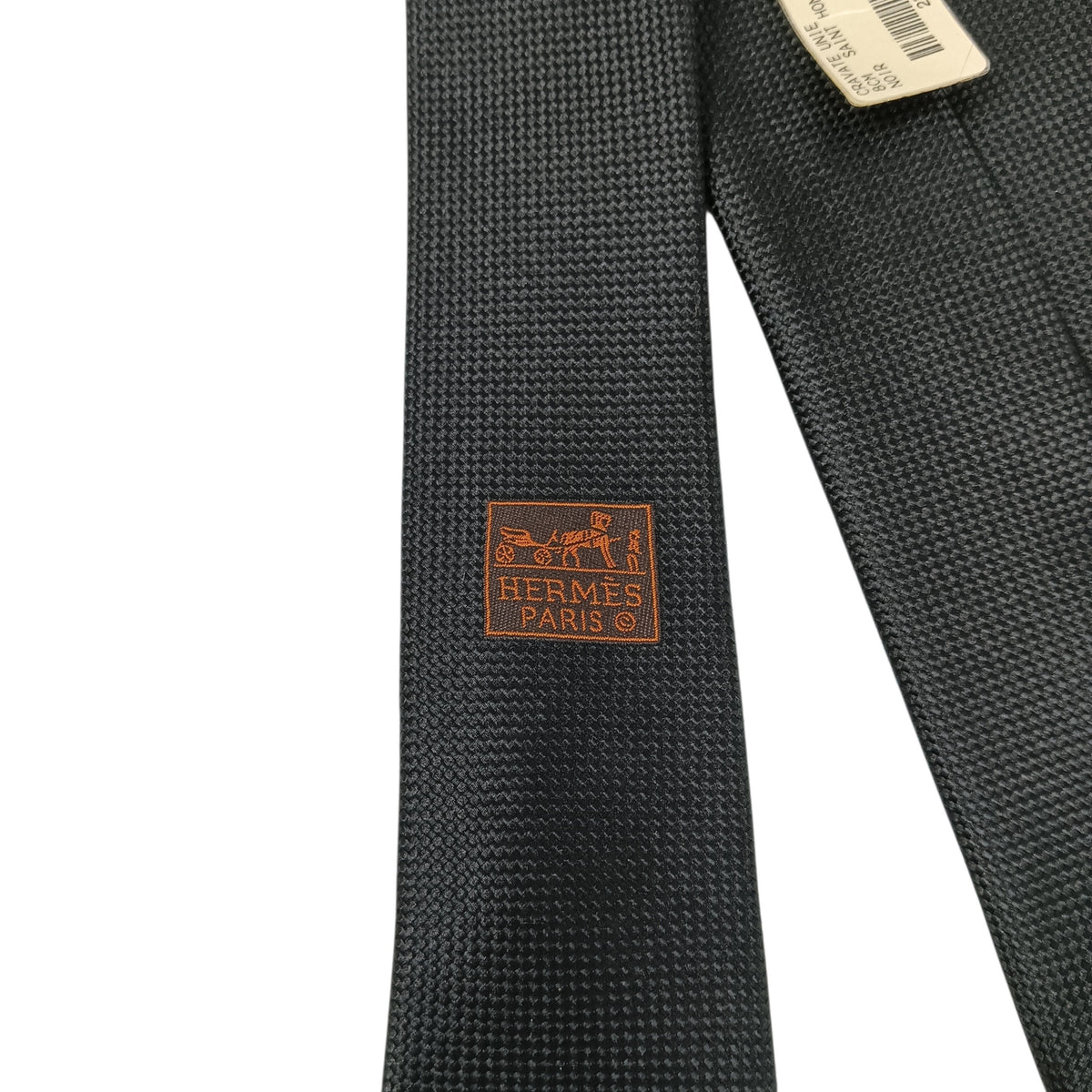 HERMES Necktie 233616T Black