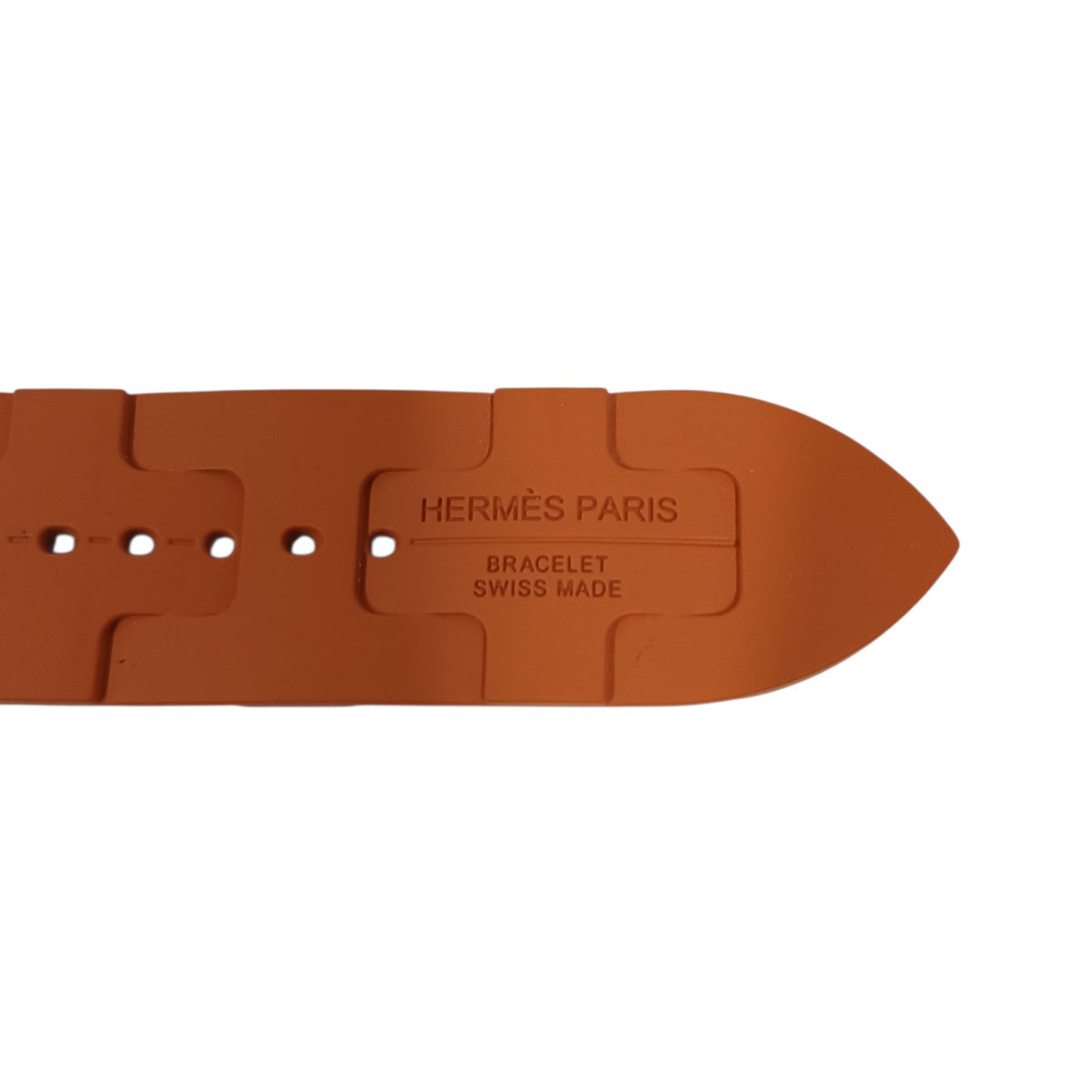 HERMES Apple Watch Strap Orange RG 02 54 Deployment Buckle Kilim **Stain