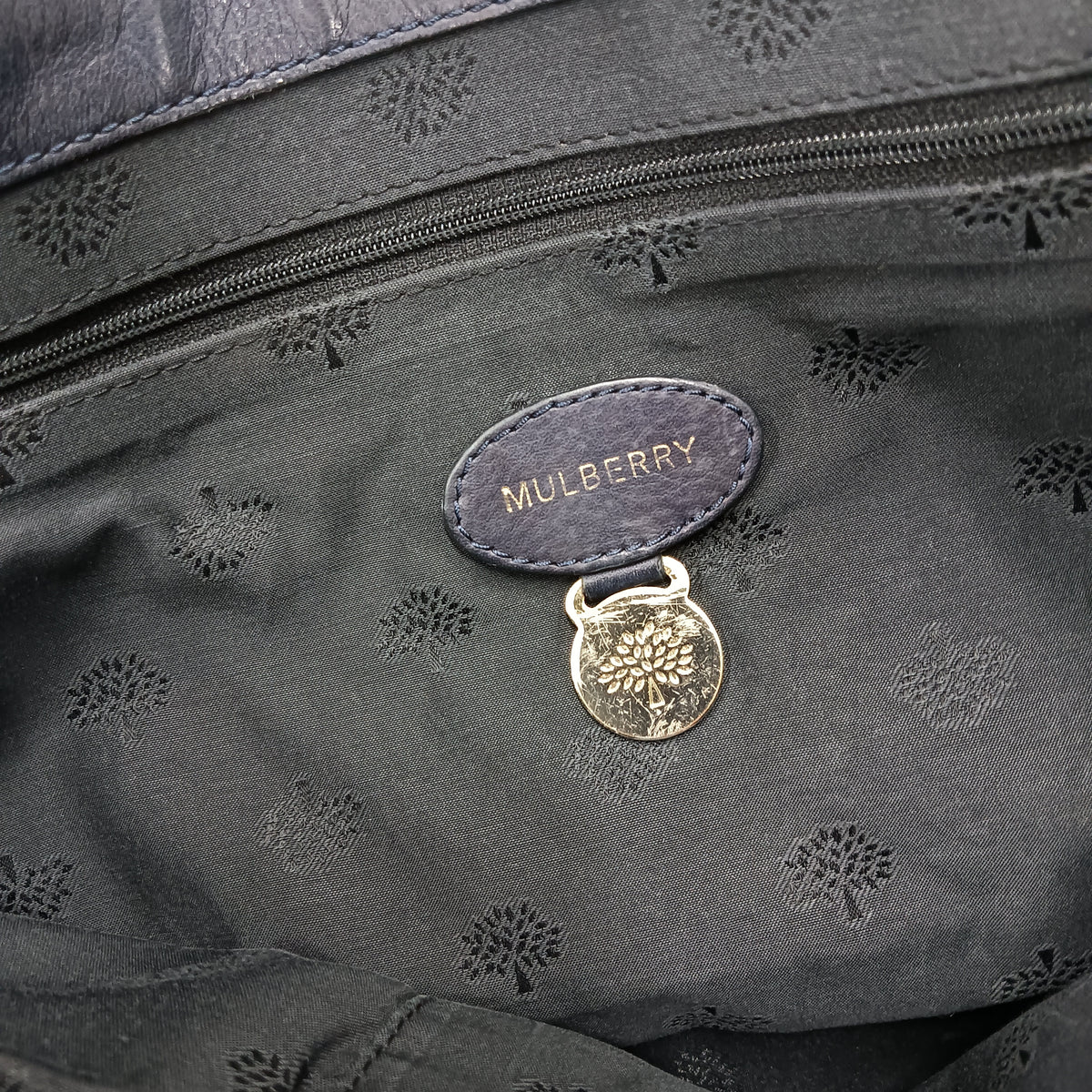 Mulberry 2Way Bag 154 7049 Rank(B) *Scratch/Stain