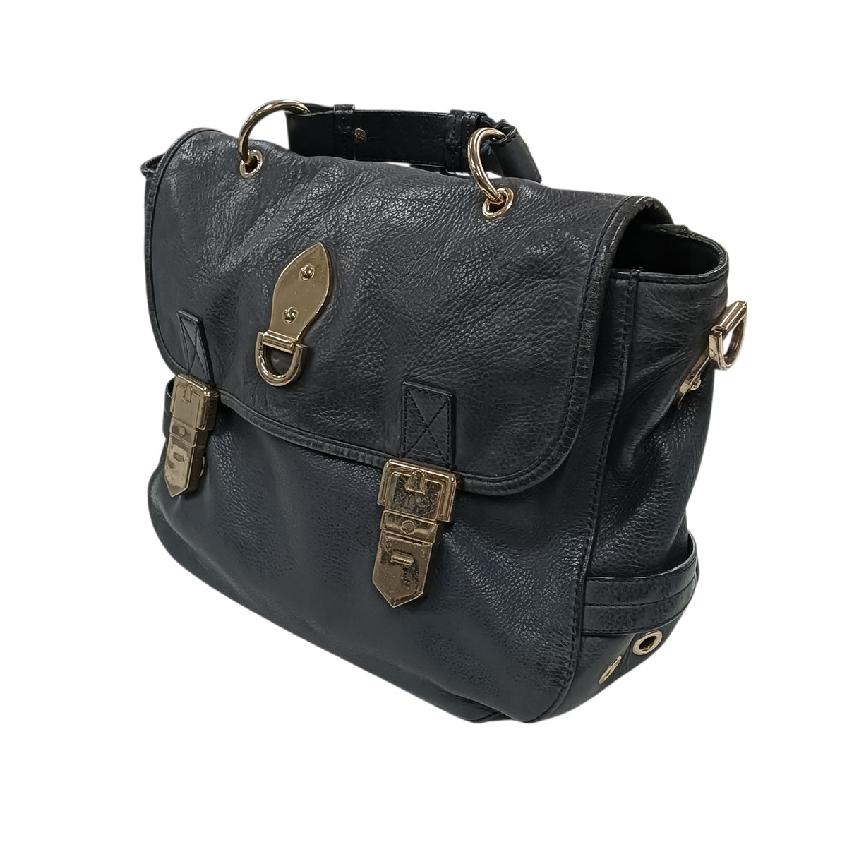 Mulberry 2Way Bag 154 7049 Rank(B) *Scratch/Stain