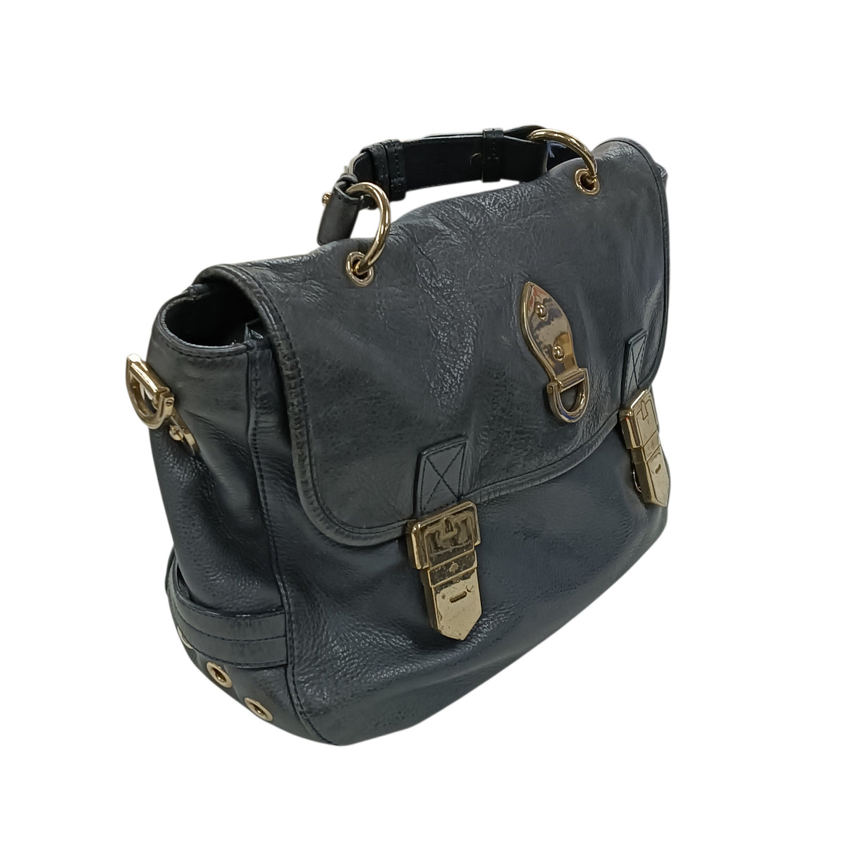 Mulberry 2Way Bag 154 7049 Rank(B) *Scratch/Stain