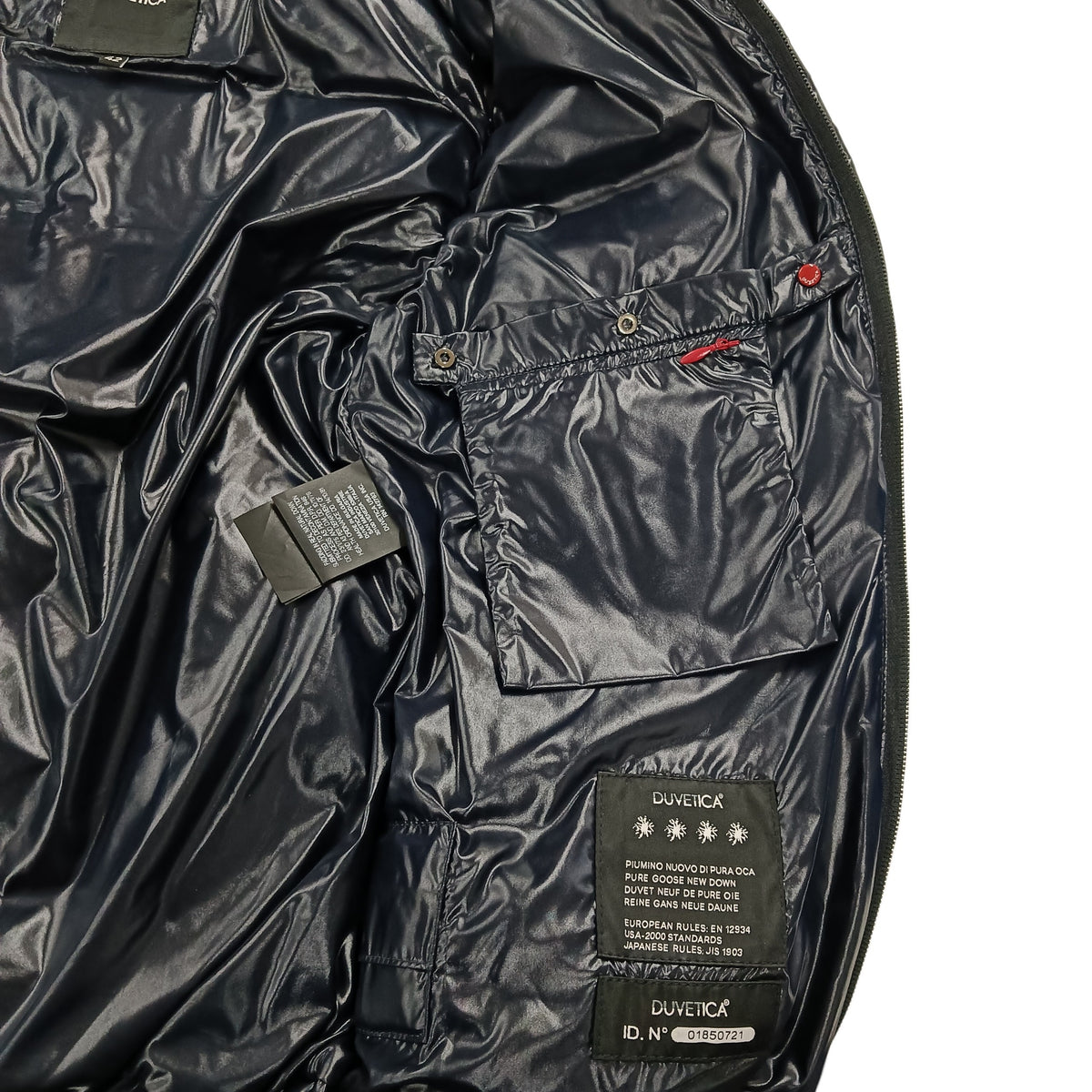 DUVETICA Vest Down Jacket SIZE 42 Lady's Navy 01850721