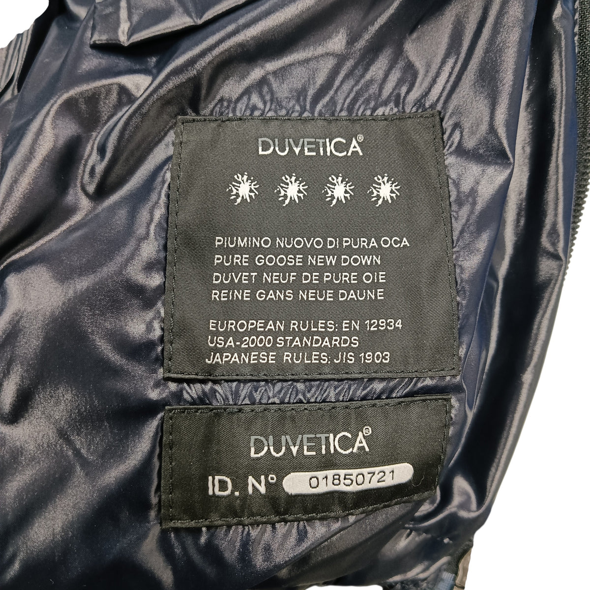 DUVETICA Vest Down Jacket SIZE 42 Lady's Navy 01850721