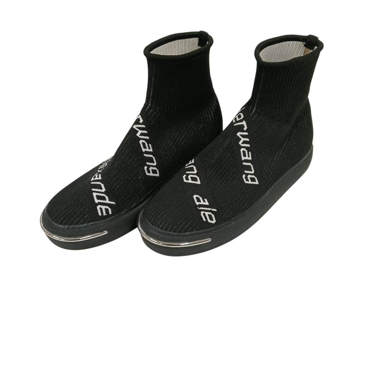 ALEXANDER WANG High Cut Sneakers 40cm 3049N0046T Black**Damage