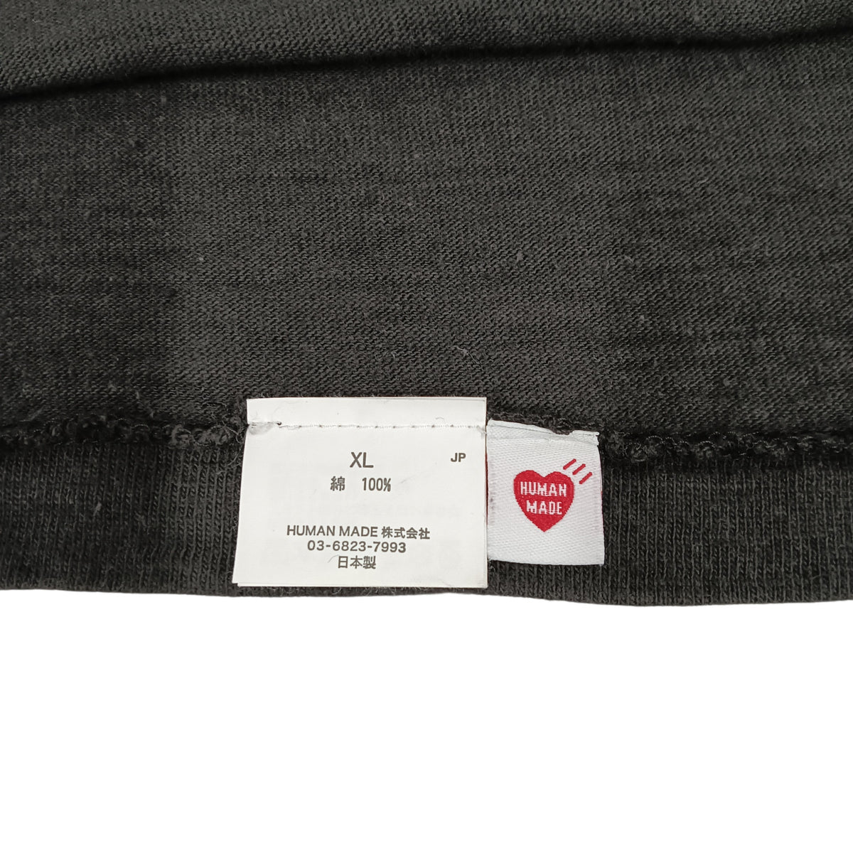 HUMAN MADE T-shirt SIZE XL Mens Black