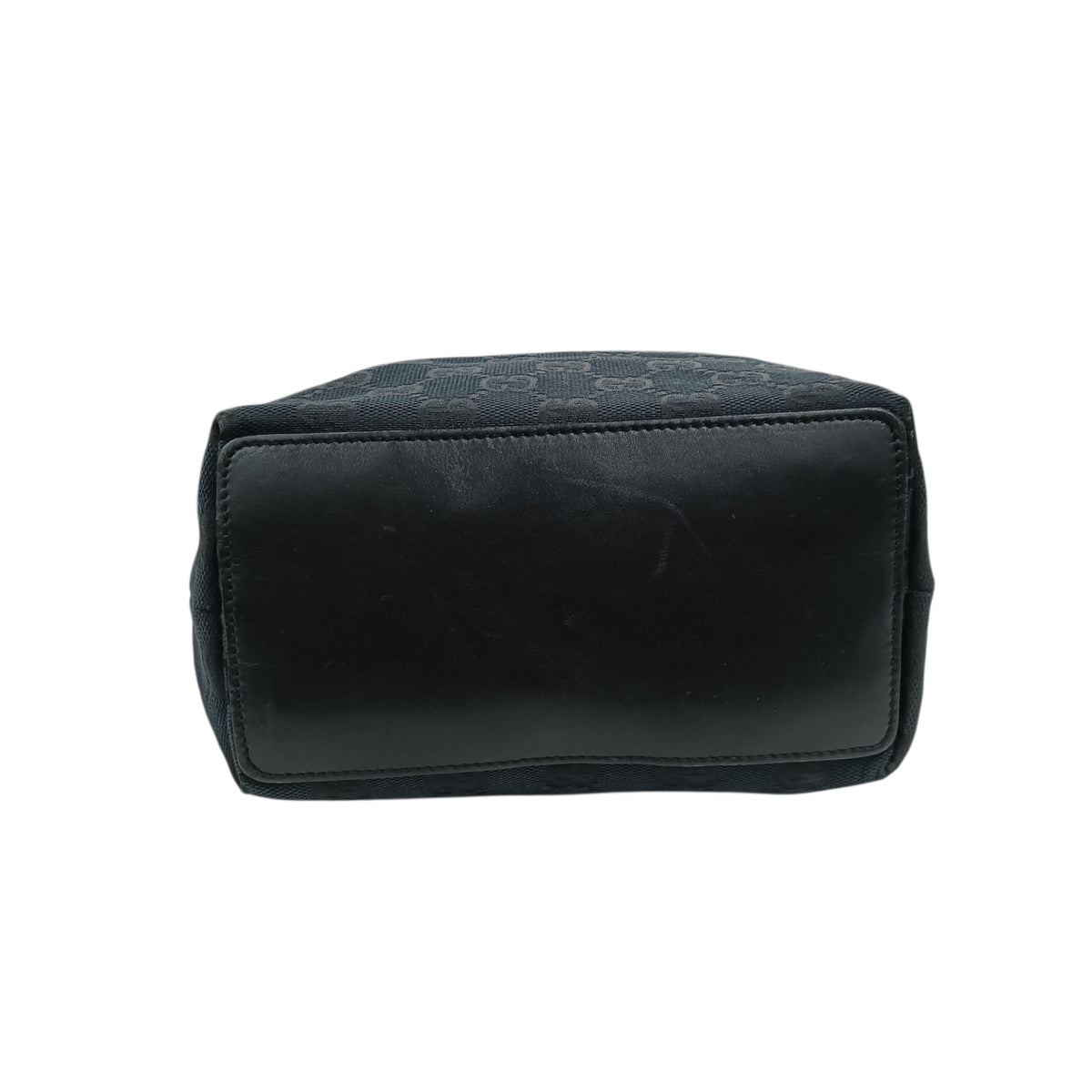 GUCCI Tote Bag 002.1099 Black **Strap Damage
