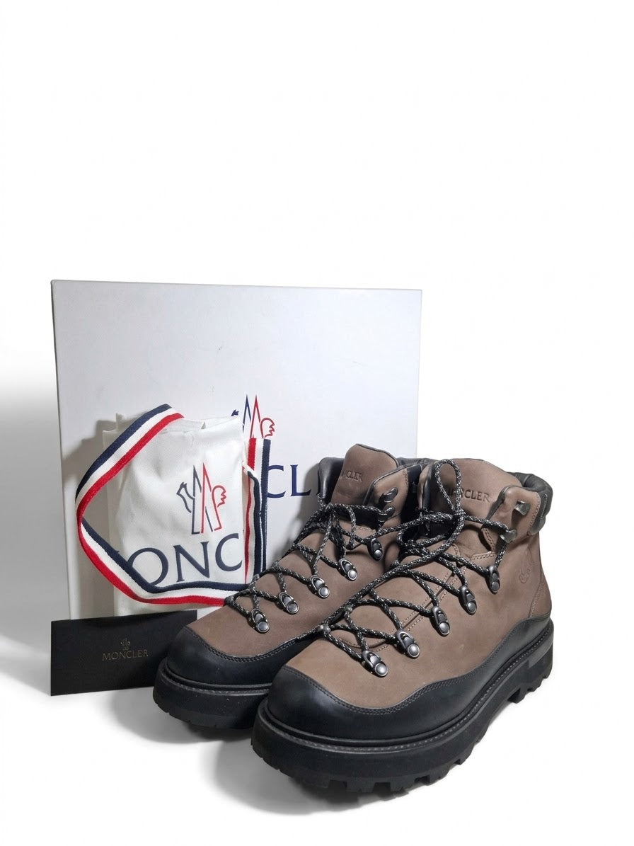 MONCLER BOOTS 43 MENS BROWN RANK A I209A4G00010 PEKA TREK