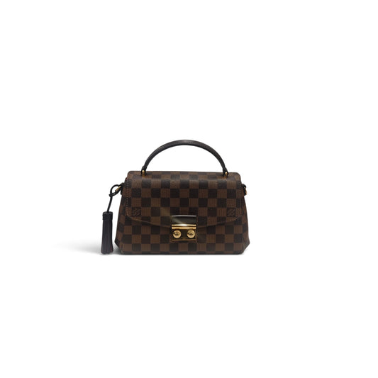 LOUIS VUITTON 2WAY BAG DAMIER BROWN  *SCRATCH* RANK (B)