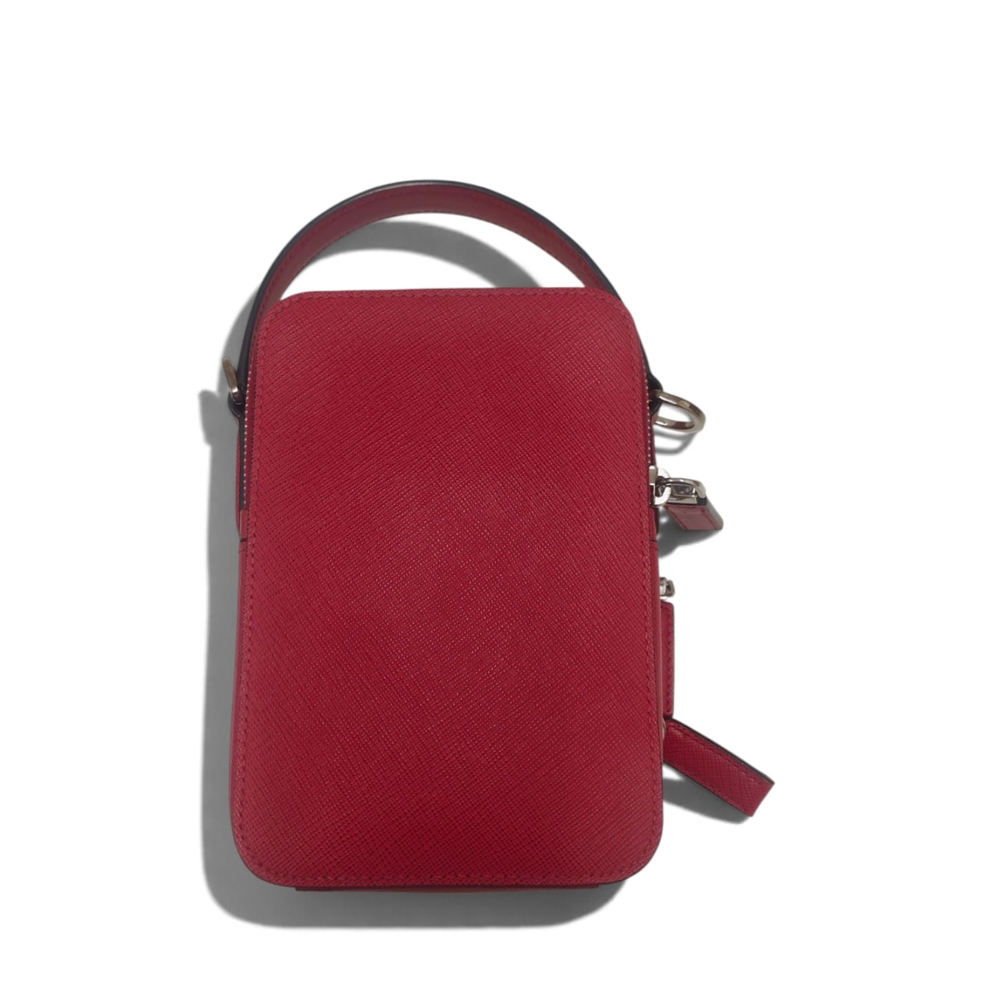PRADA SHOULDER BAG 2VH067 RED 56 3 RANK (A)