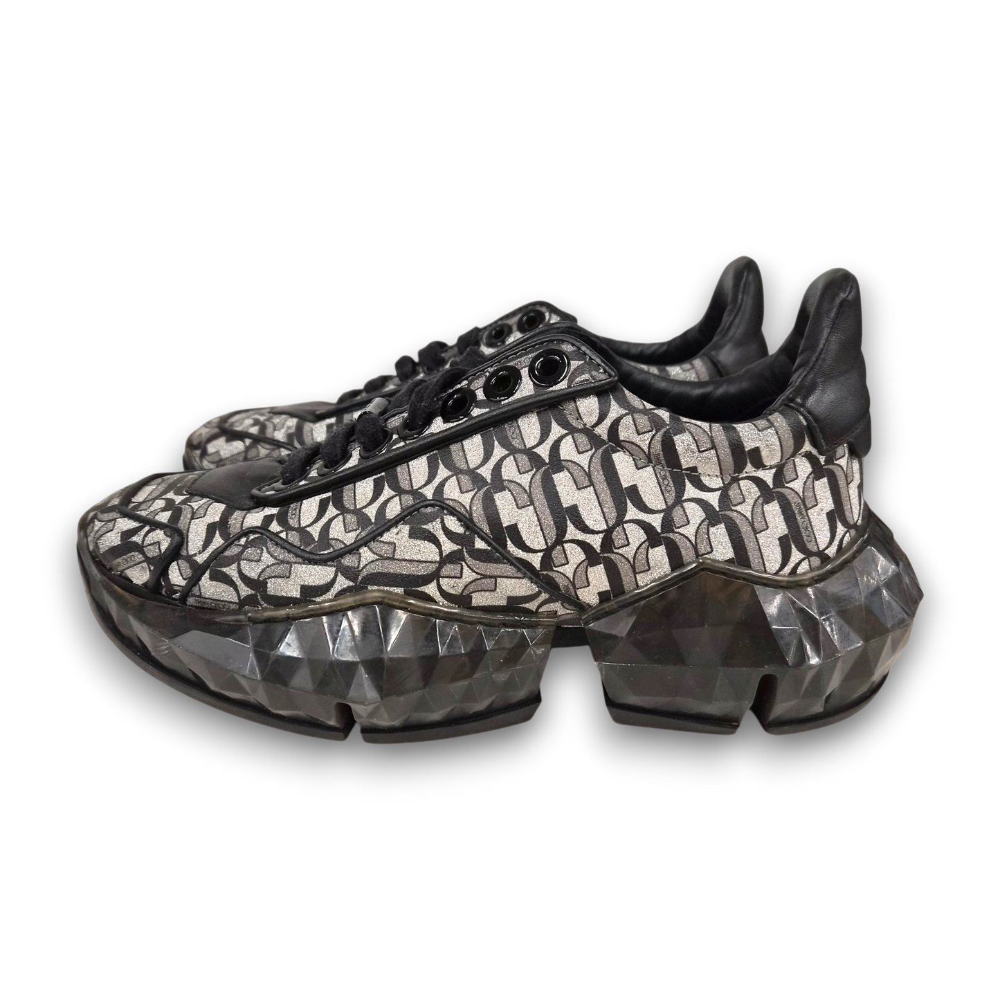 JIMMY CHOO Sneaker SIZE 35 1/2 Lady's Black Rank(B)