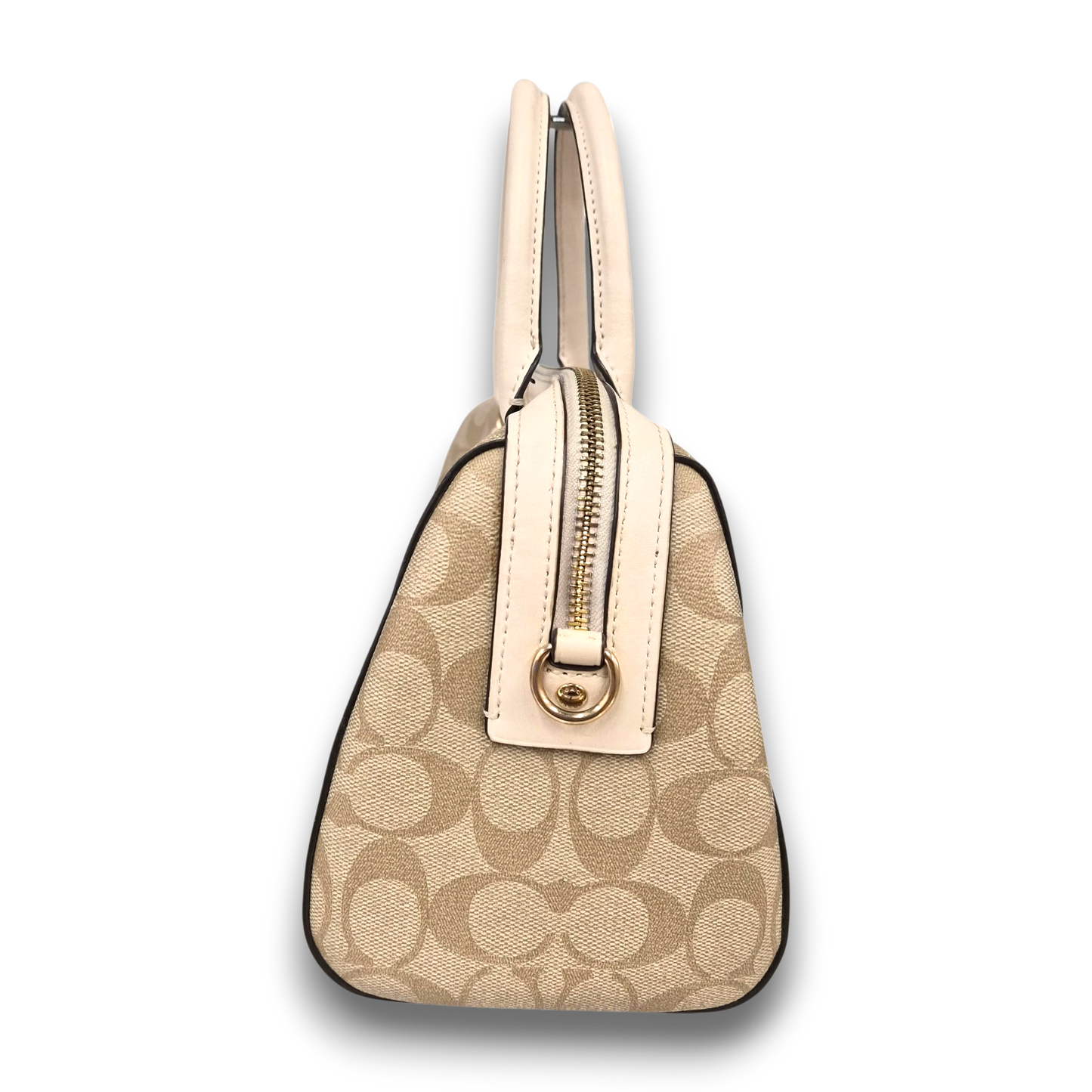COACH 2WAY Bag F83607 Beige Rank(B)