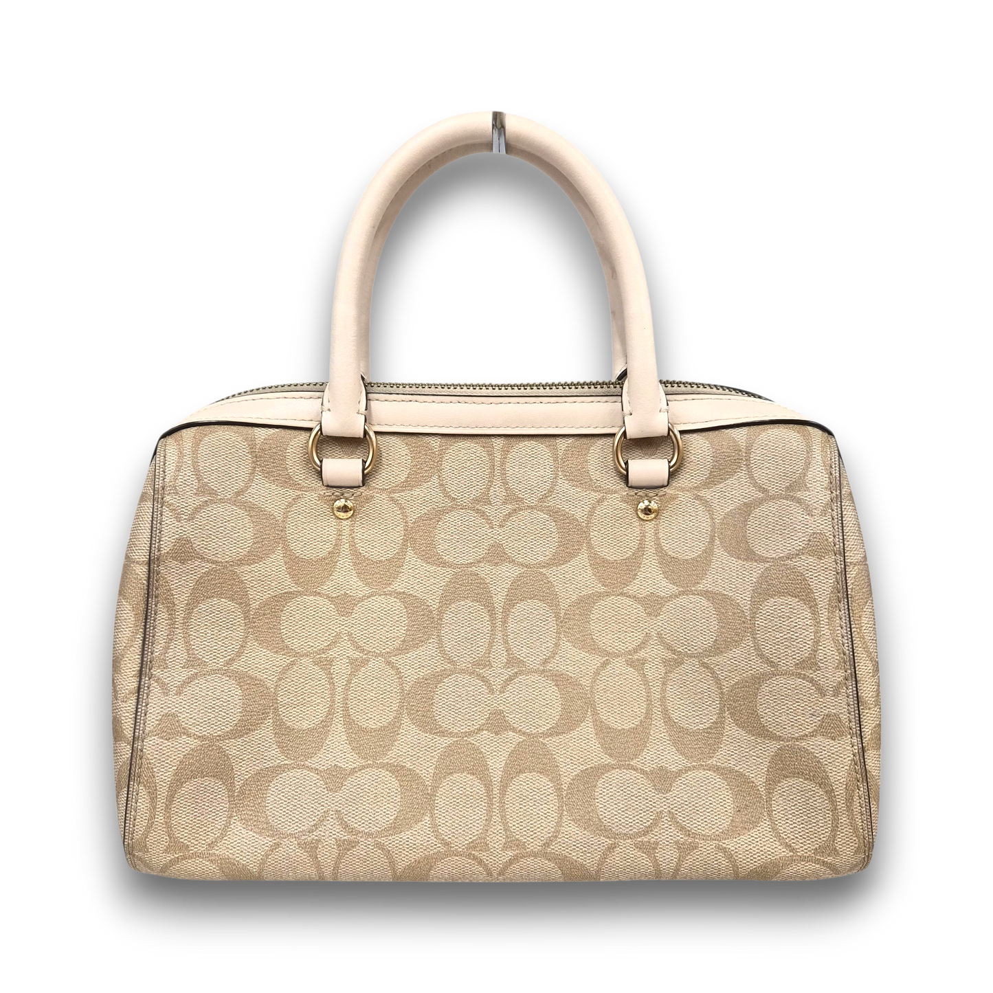 COACH 2WAY Bag F83607 Beige Rank(B)