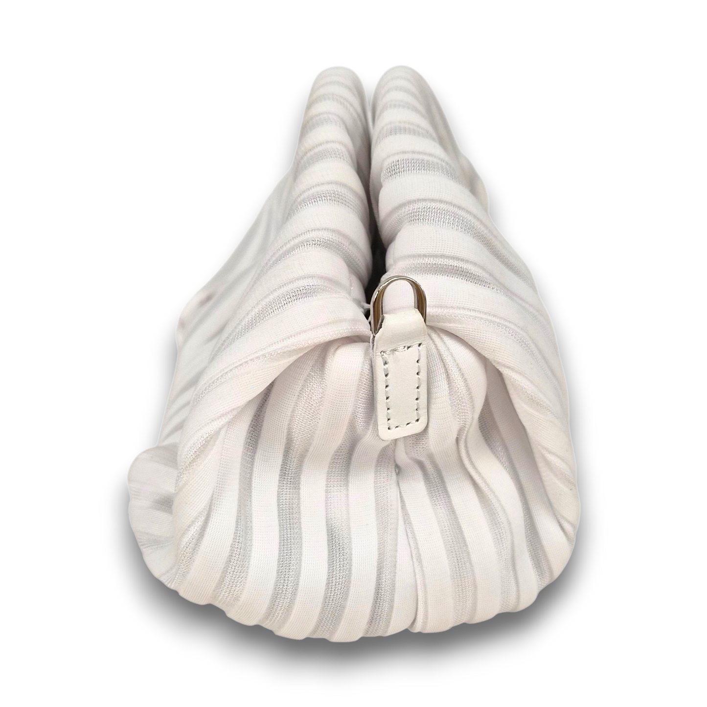 ISSEY MIYAKE Shoulder Bag IM46-AG701 White Rank(AB) Stain