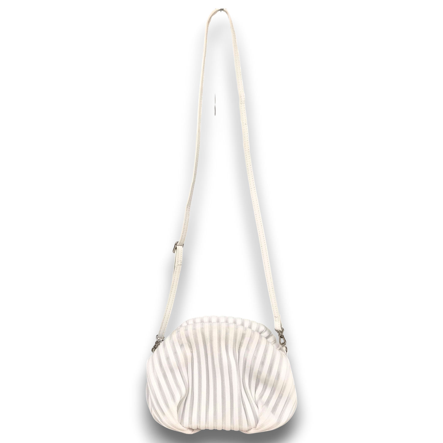 ISSEY MIYAKE Shoulder Bag IM46-AG701 White Rank(AB) Stain
