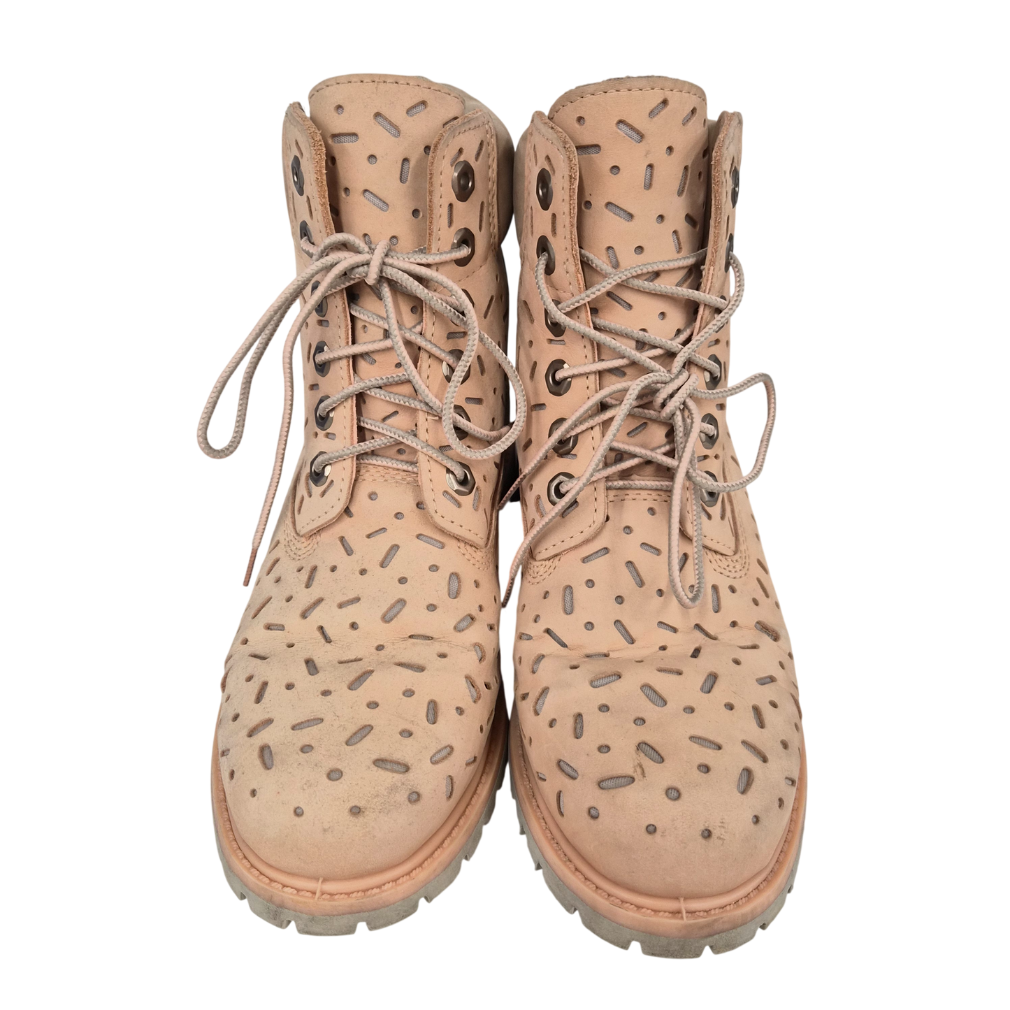 Timberland Boots SIZE 7 Lady's Pink Rank(B) Stain