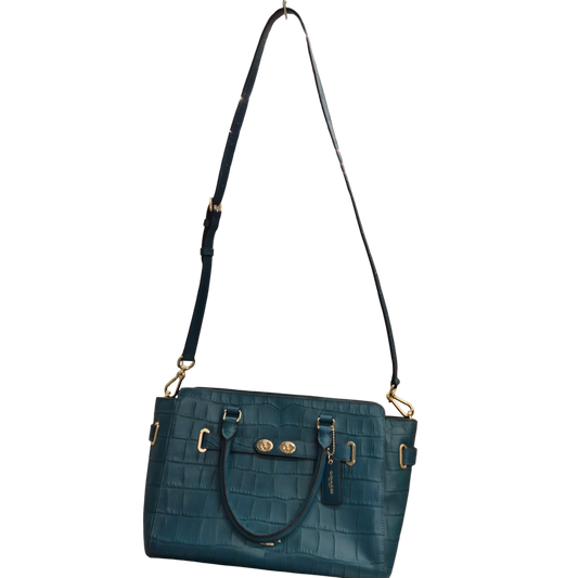 COACH Shoulder Bag F37099 Sky Blue Rank(B)