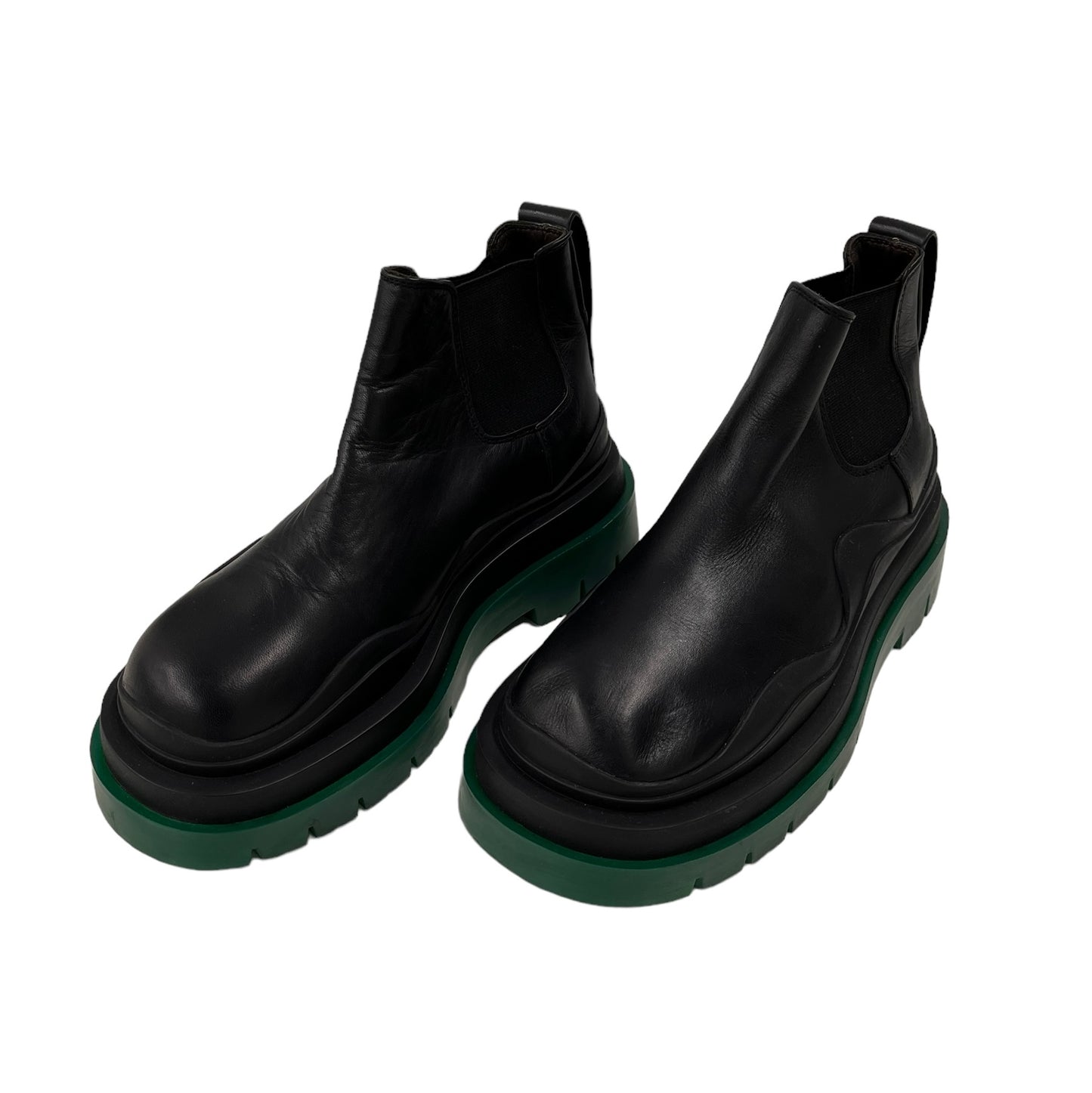 BOTTEGA VENETA Boots 35 ฺBlack/Green Rank B