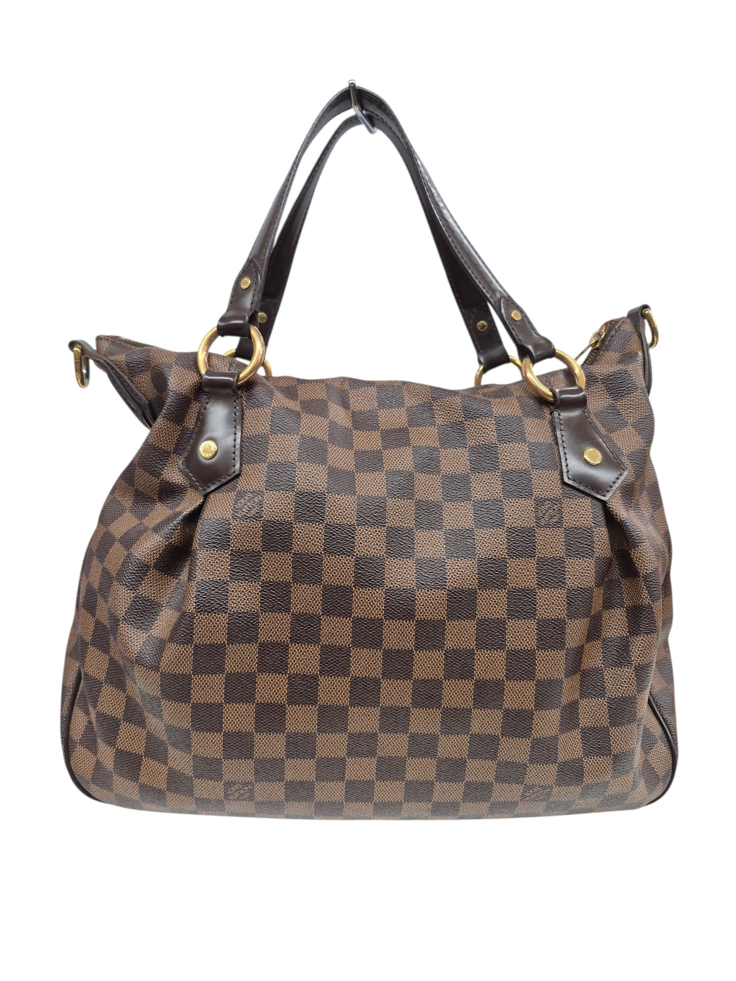LOUIS VUITTON 2Way Bag Damier N41131 Brown Scratch  DU2163 Ebene evora mm