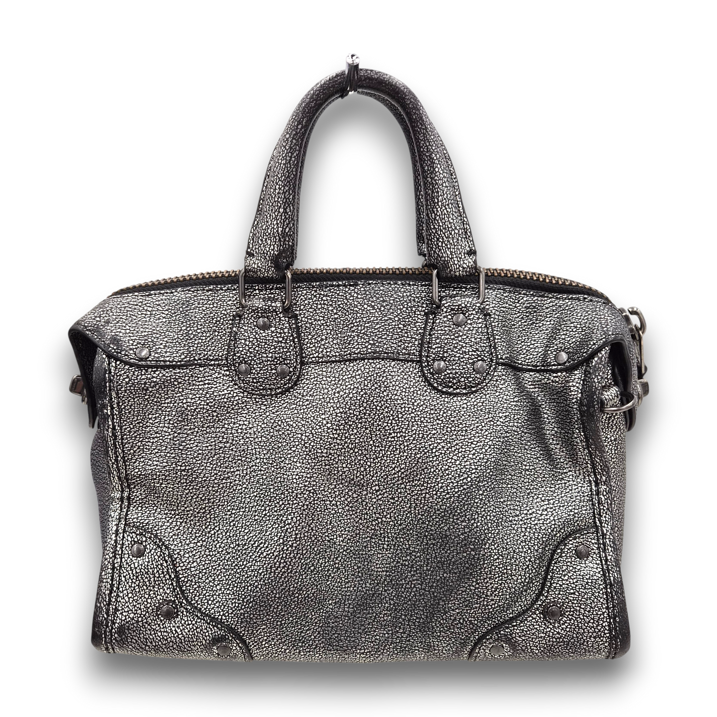 COACH 2WAY Bag 33684 Silver Rank(B) Scratch