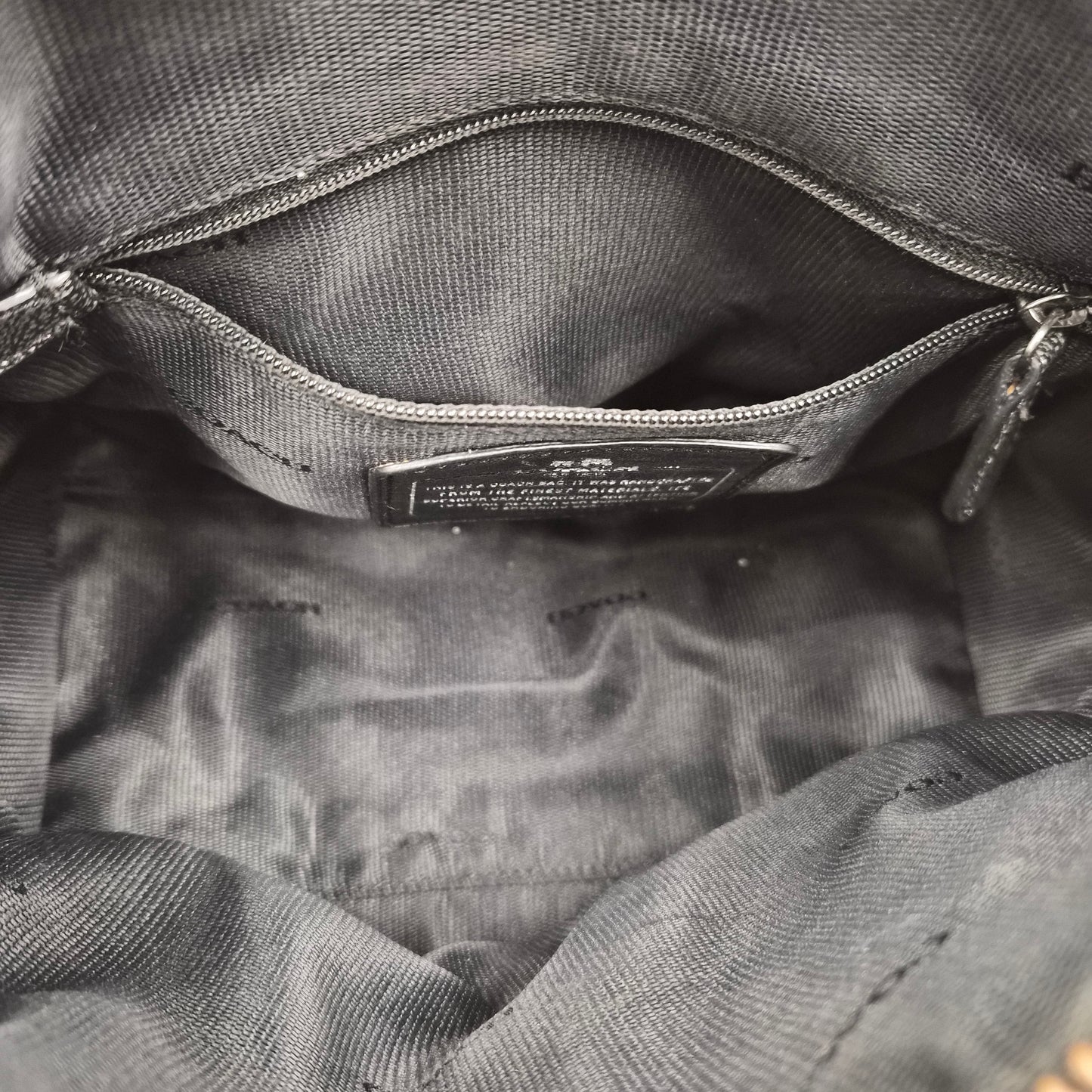 COACH 2WAY Bag 33684 Silver Rank(B) Scratch