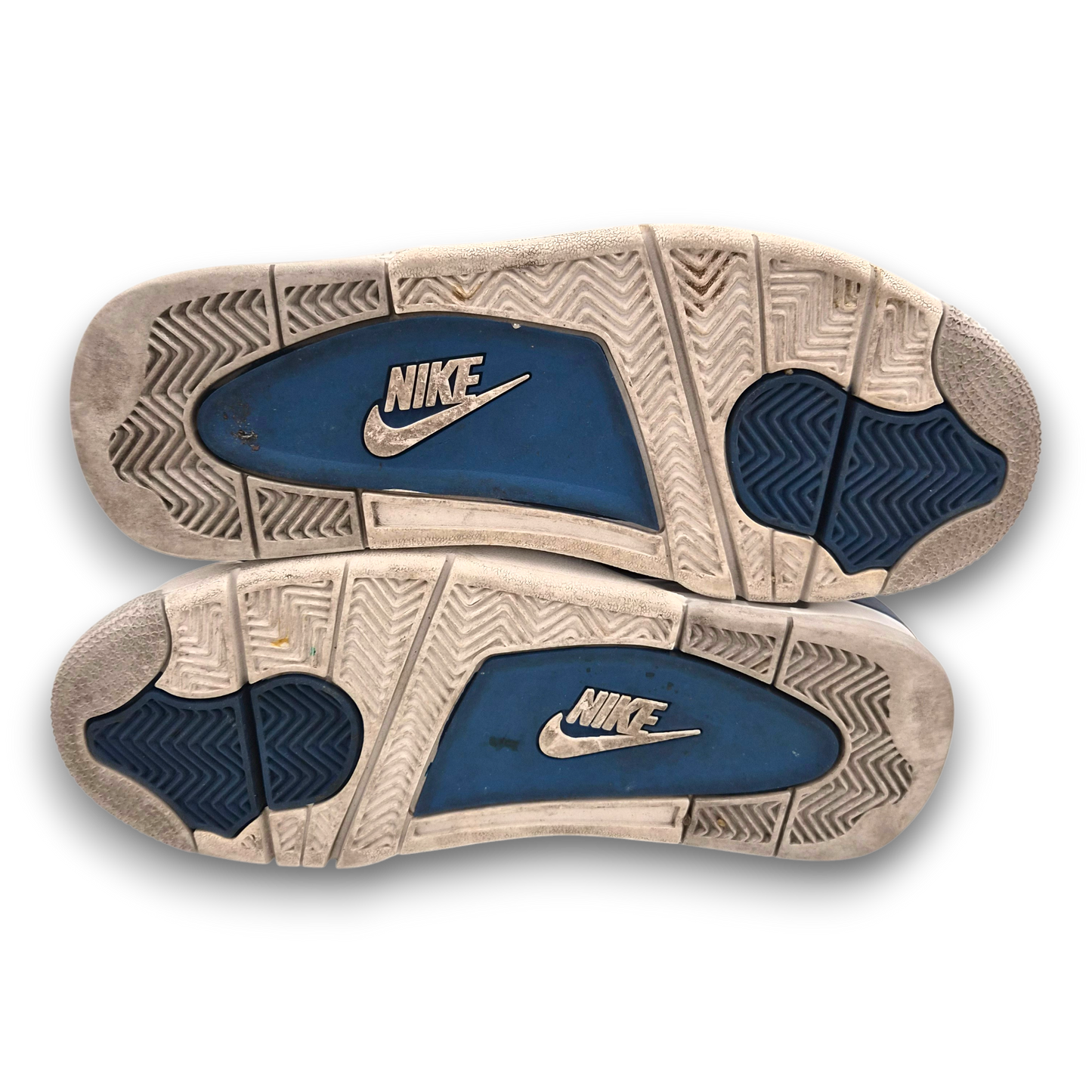 NIKE High Cut Sneakers SIZE 25 cm FV5029-141 Mens White/Blue Rank(B) Stain