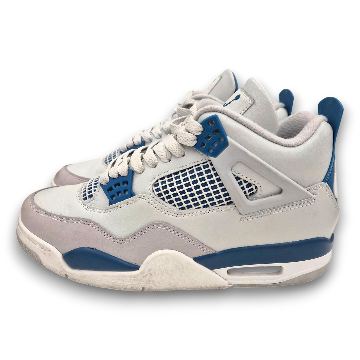 NIKE High Cut Sneakers SIZE 25 cm FV5029-141 Mens White/Blue Rank(B) Stain