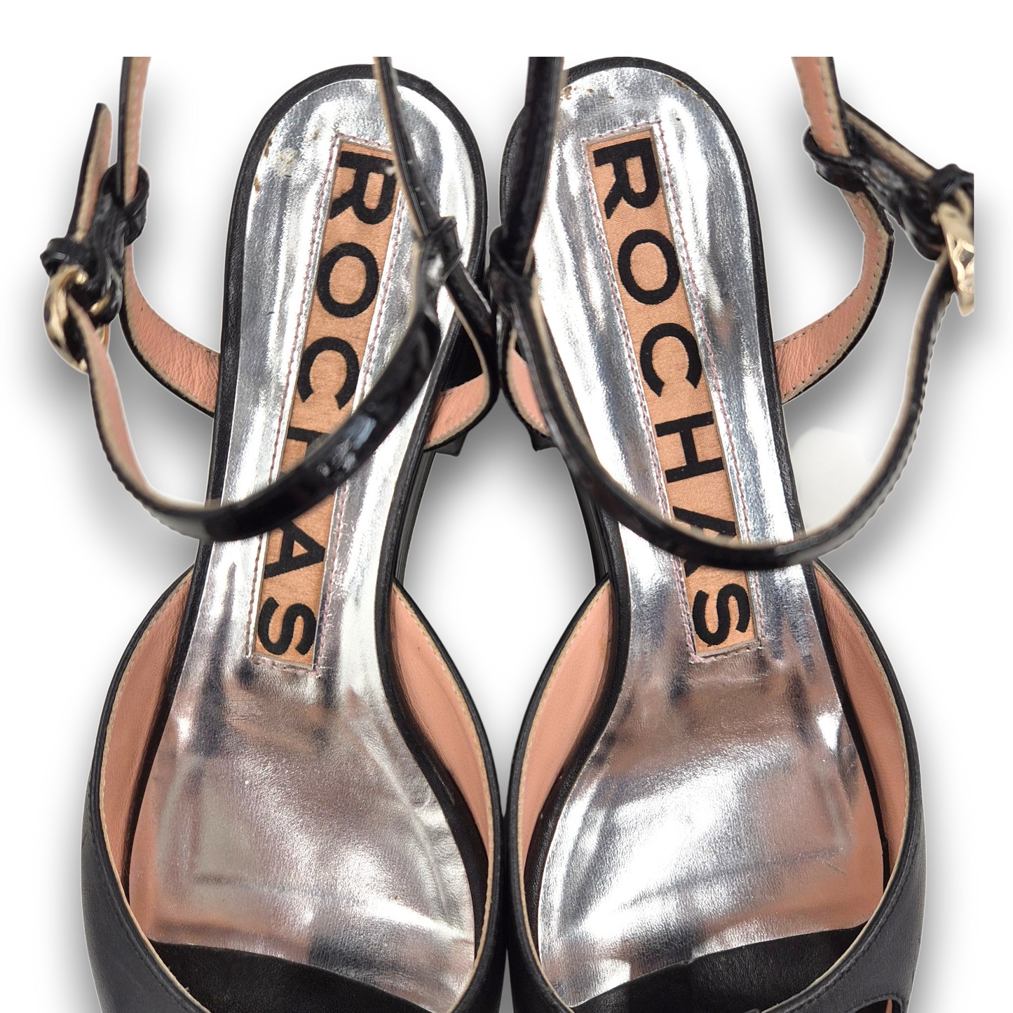ROCHAS Pumps SIZE 37 Lady's Black Rank(B)