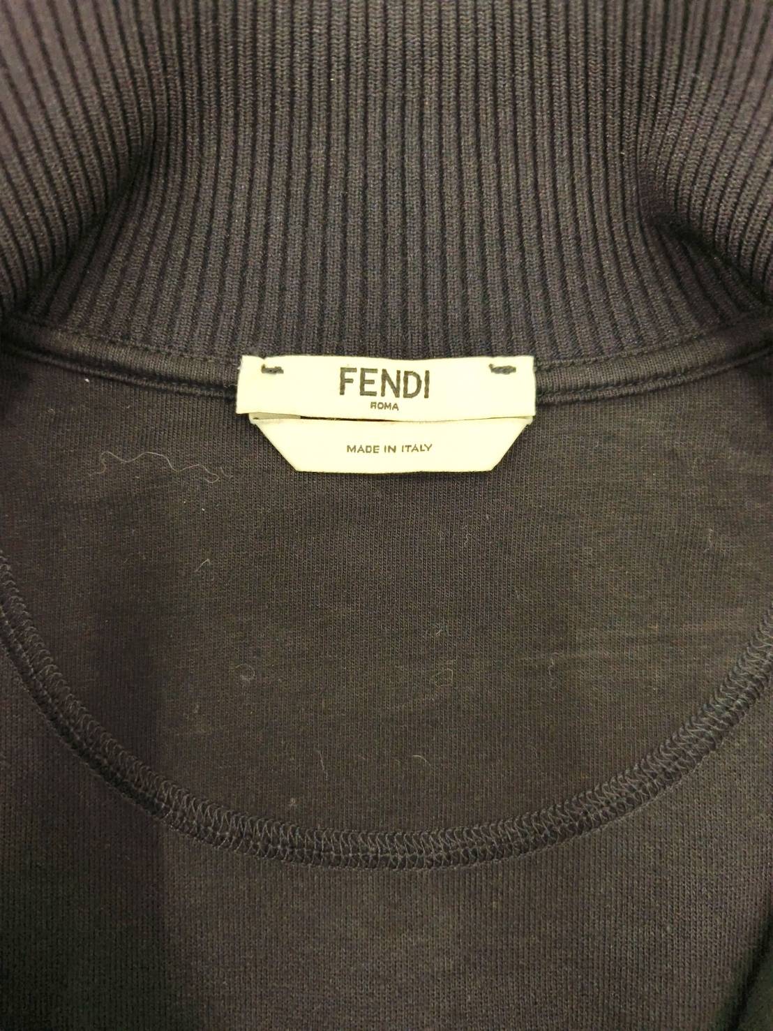 FENDI Jacket Lady's Black FAF069 *Damage* Rank B