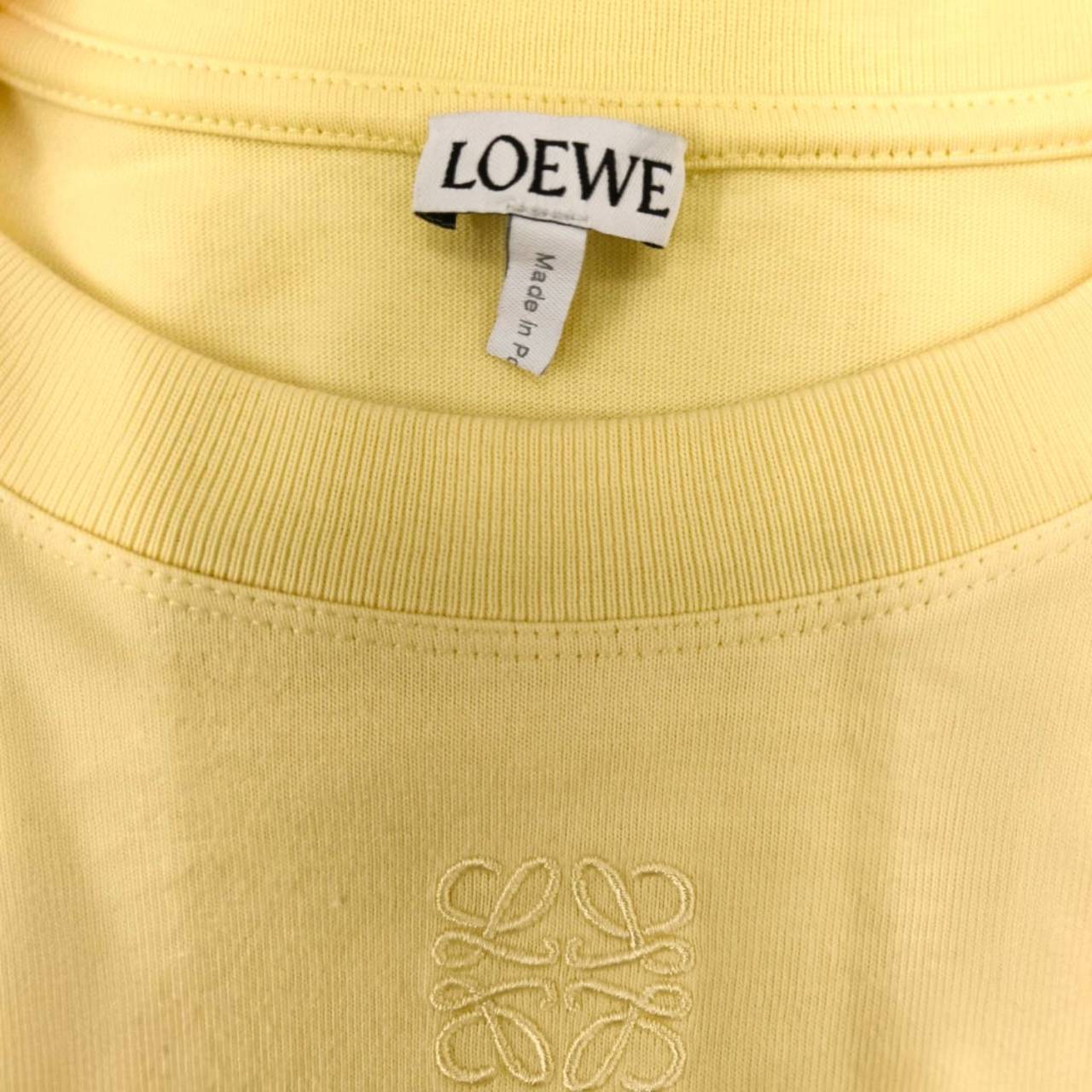 LOEWE T-shirt Size XS Lady's Yellow S540Y22X16 Rank B