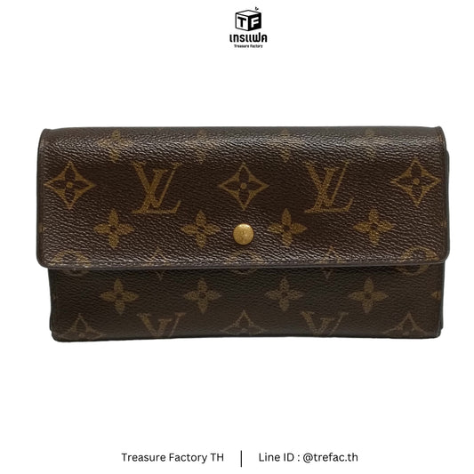 LOUIS VUITTON Long Wallet Monogram Brown M61215