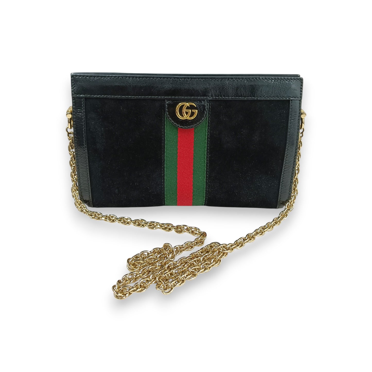 GUCCI Shoulder Bag 503877 213317 Rank (B) Black Stain