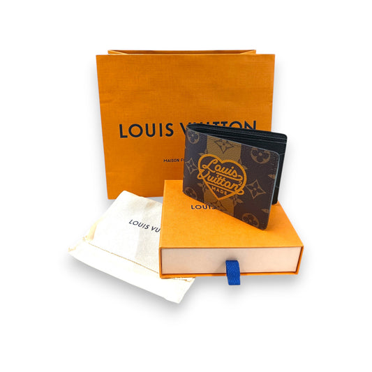 LOUIS VUITTON Wallet Monogram M81108 Rank (AB) Brown *NFC*