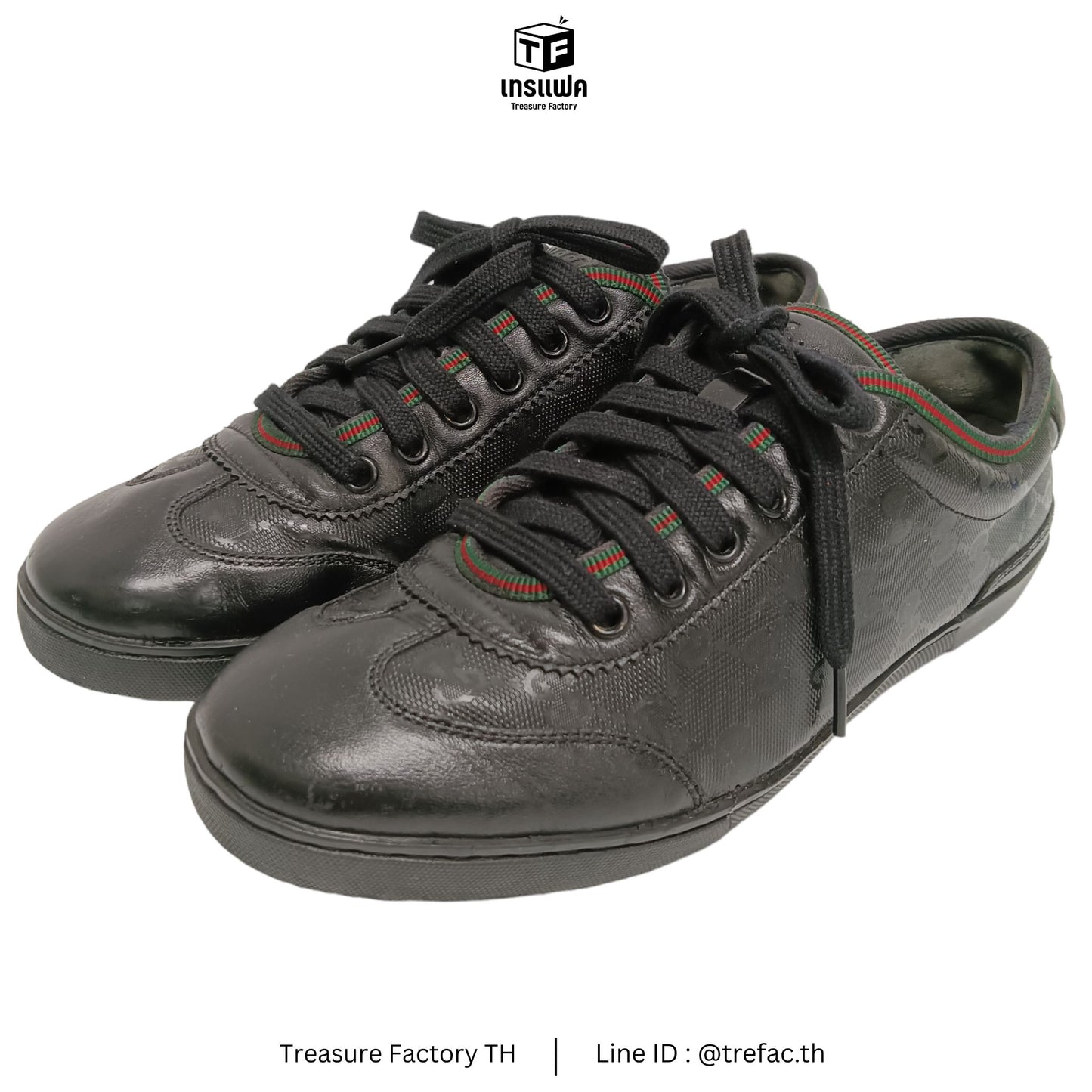 GUCCI Sneaker Lady's Black Size 5 233321