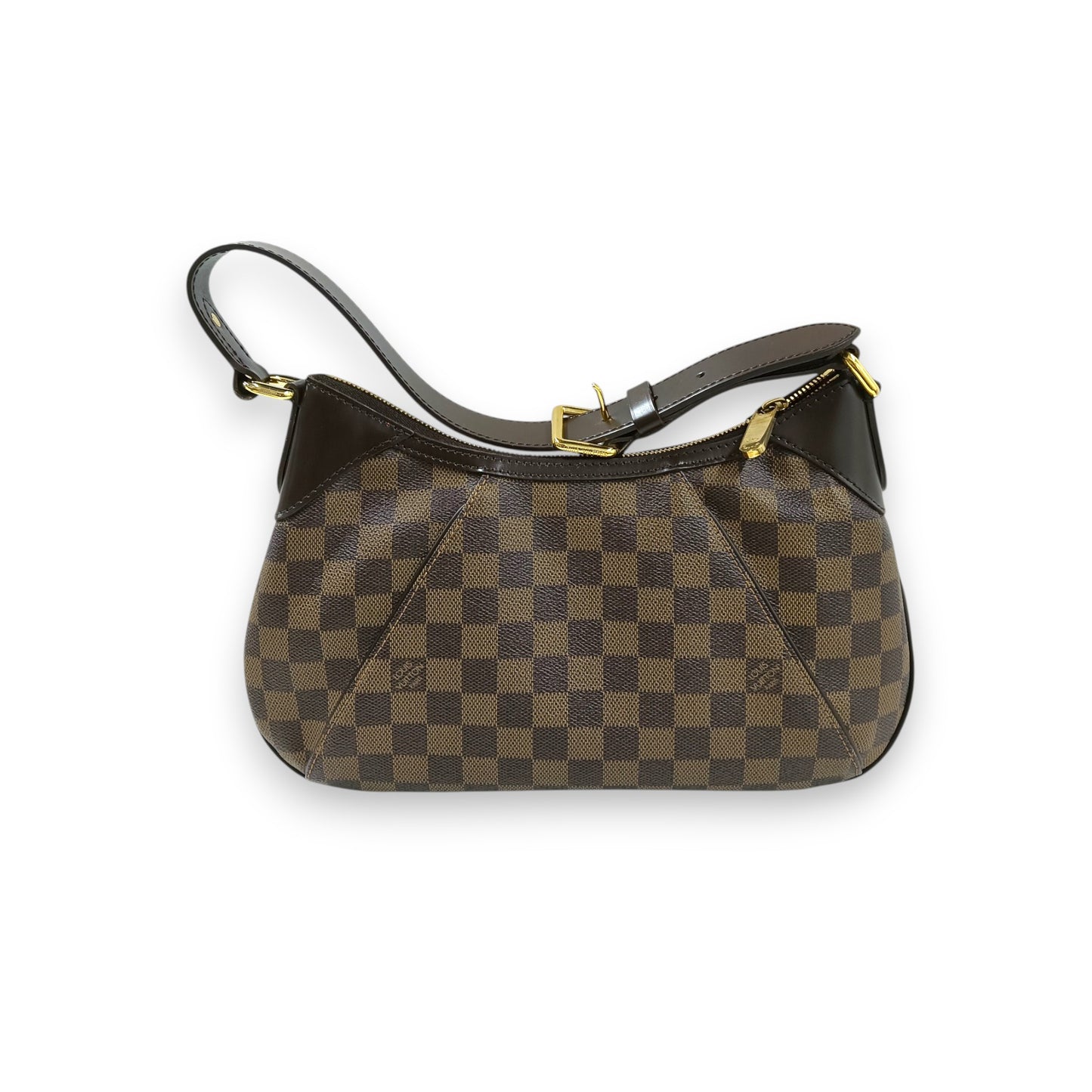 LOUIS VUITTON Handbag Thames PM Damier Rank (B) Brown AR3098* Sticky
