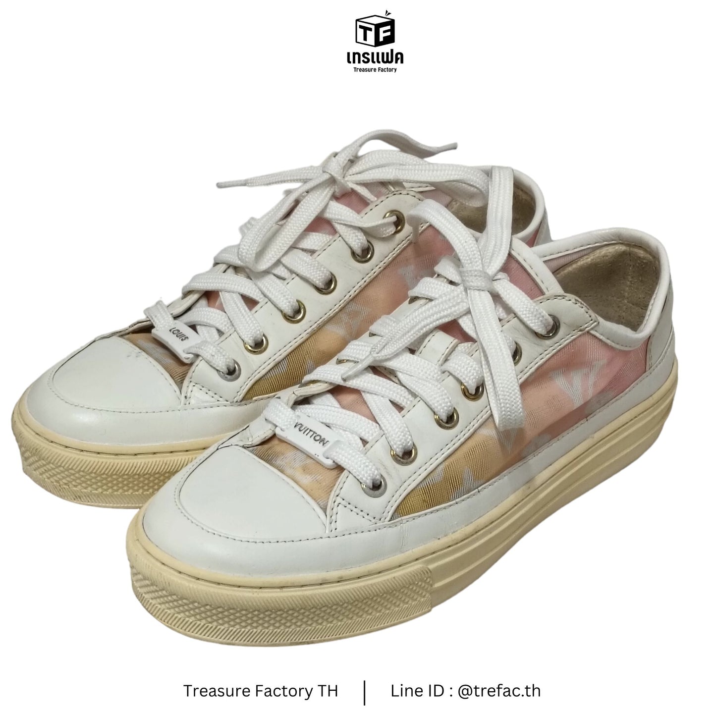 LOUIS VUITTON SNEAKER SIZE 38 LADY'S white LD0220