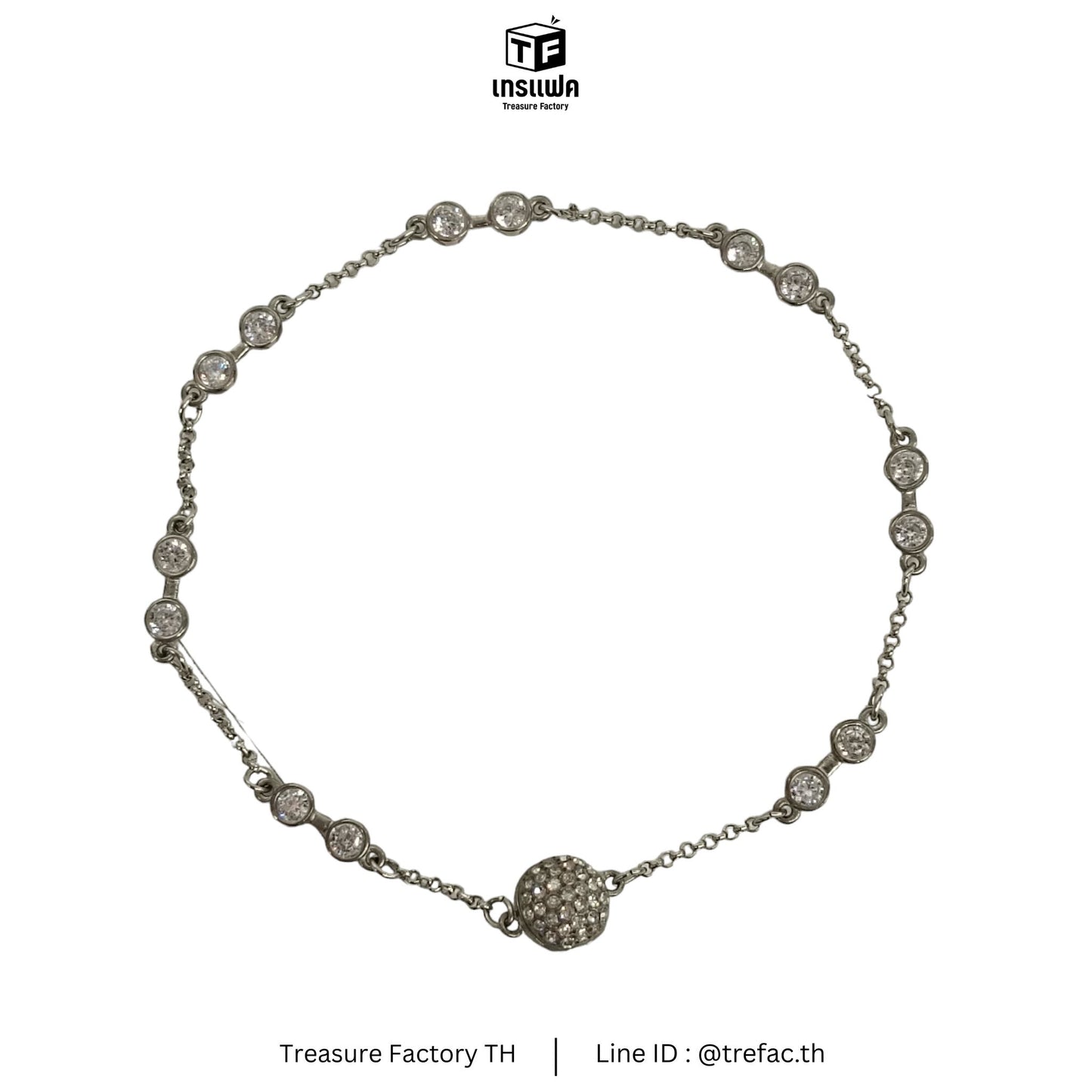 SWAROVSKI Bracelet Ball/Linestone *Can Not Open*
