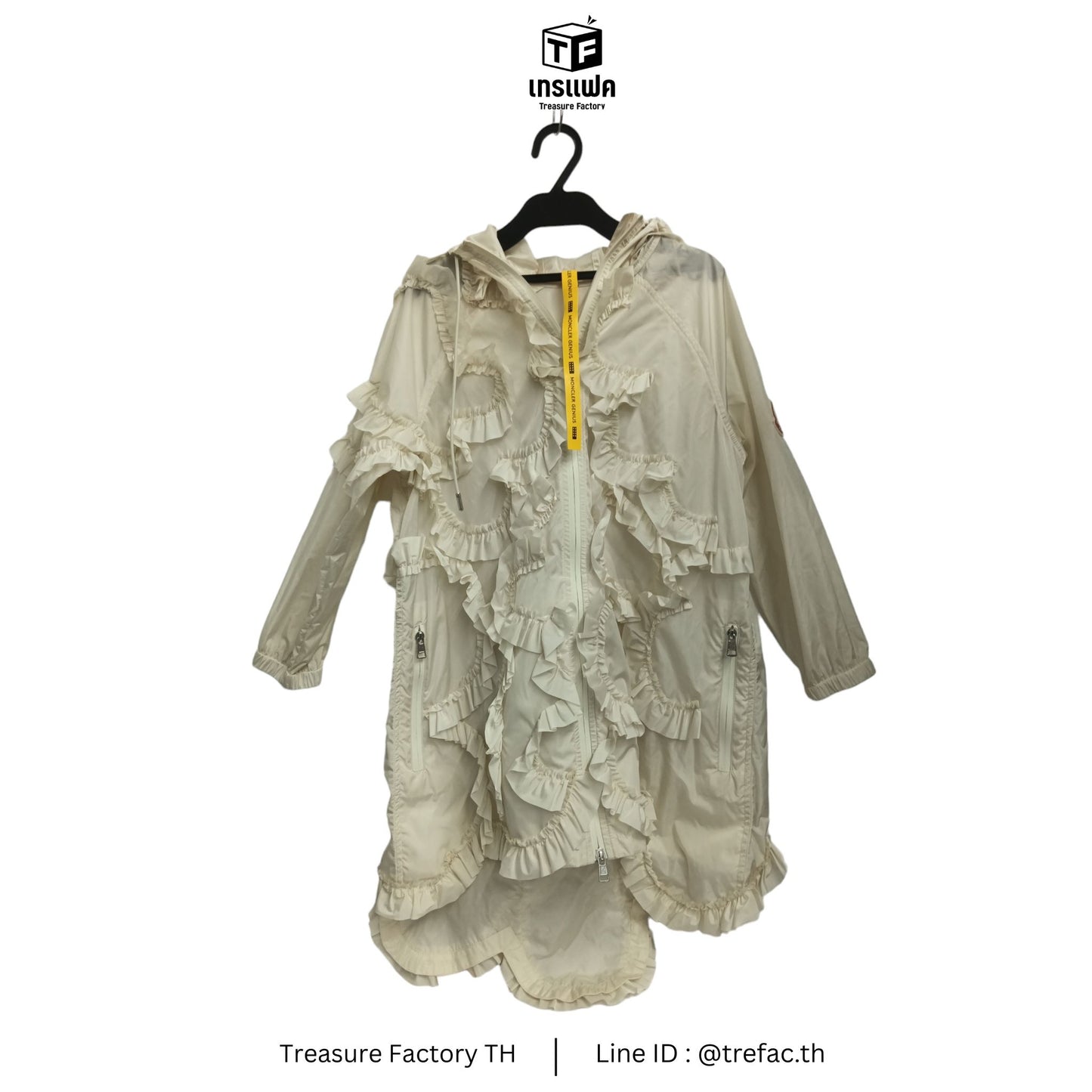 MONCLE GENIOUS SIZE L WHITE SIMONE ROCHA 19SS