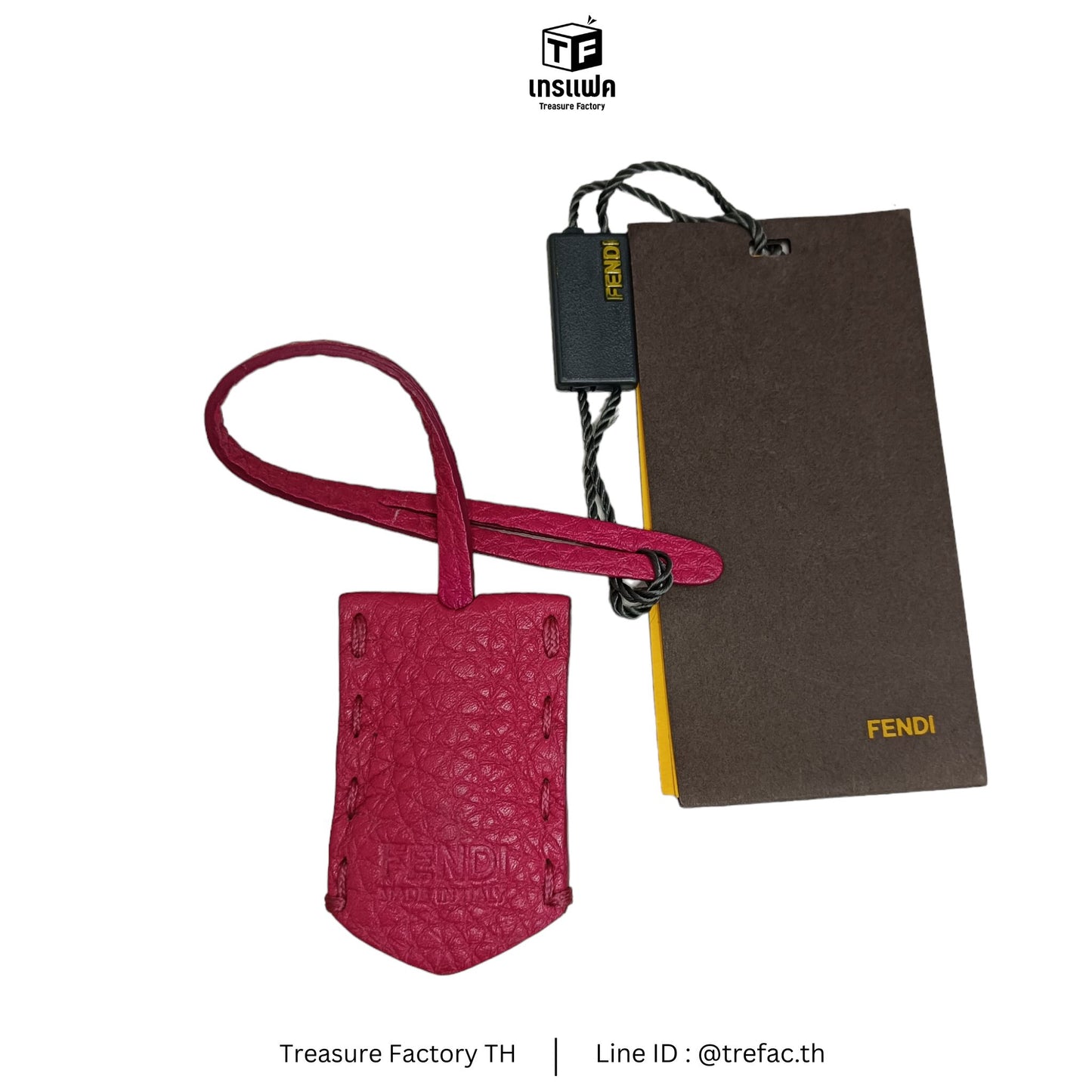 FENDI KEY RING SHOCKING PINK 8AV059 00NDU F0QE7 RANK(B)