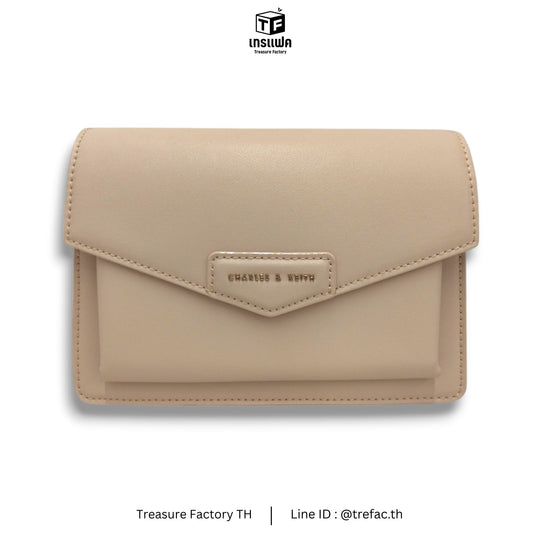 CHARLES & KEITH Shoulder Bag 80680887 Ivory Rank A