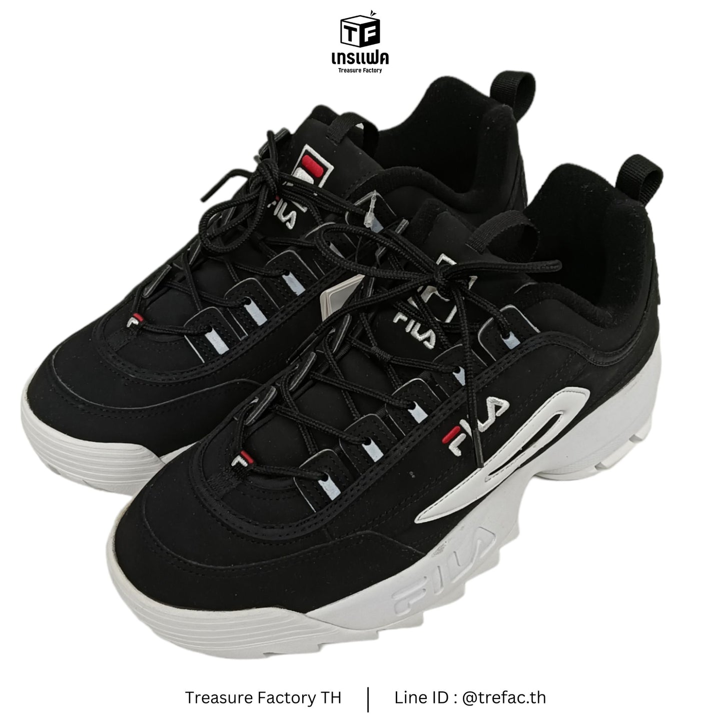 FILA Sneaker 26cm FS1HTA3083X Distruptor2 Lady's Black