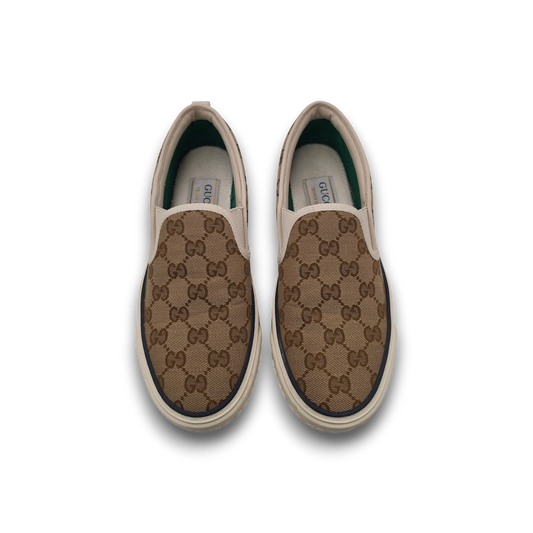 GUCCI Slip-on 37+ Brown Rank (AB) 624733 2HK40