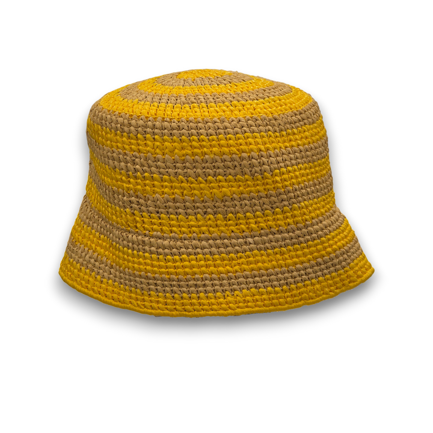 PRADA Hat 1HC137 2D1N Rank (B) Yellow/Brown