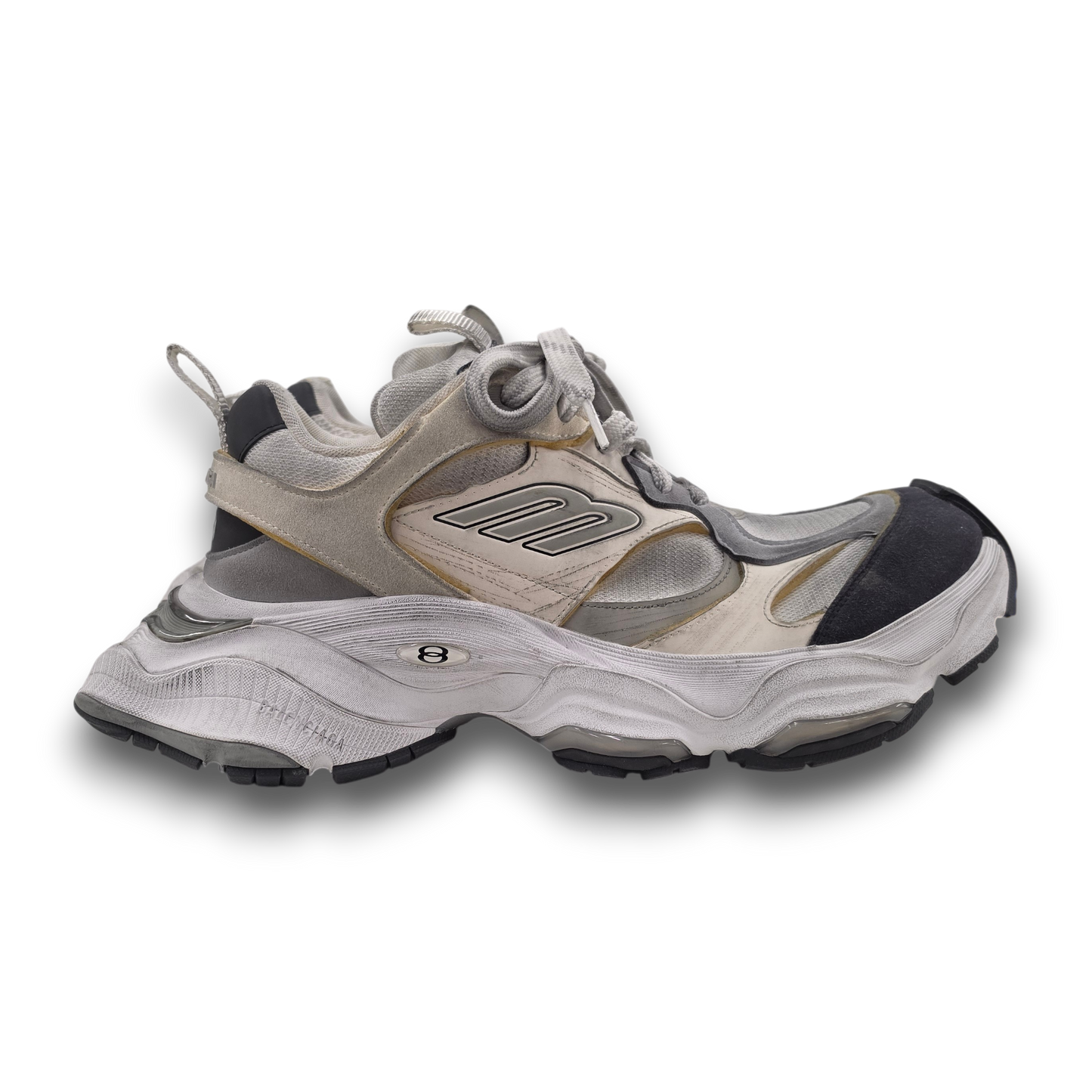 BALENCIAGA Sneaker 45 785754 Mens White/Black