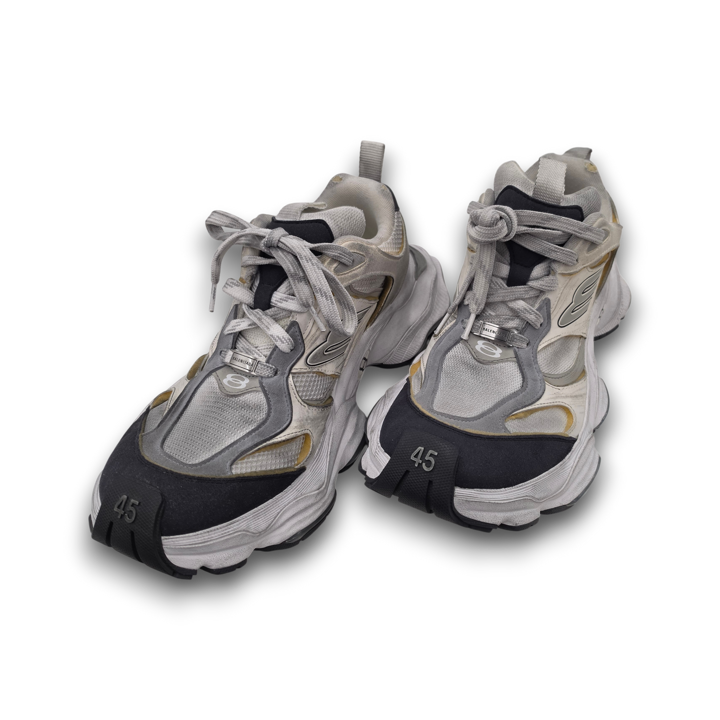 BALENCIAGA Sneaker 45 785754 Mens White/Black