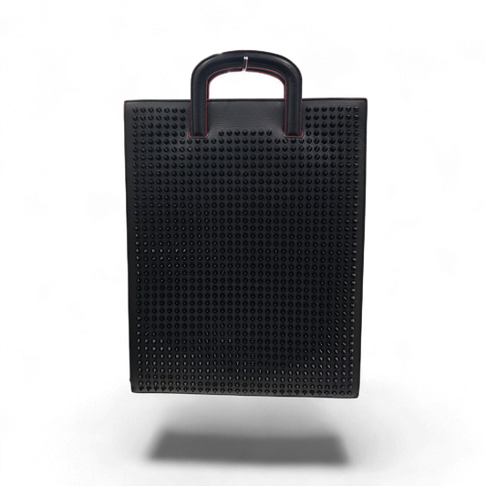 Chritian Louboutin Trick Truck Large Briefcase Rank(AB) Black