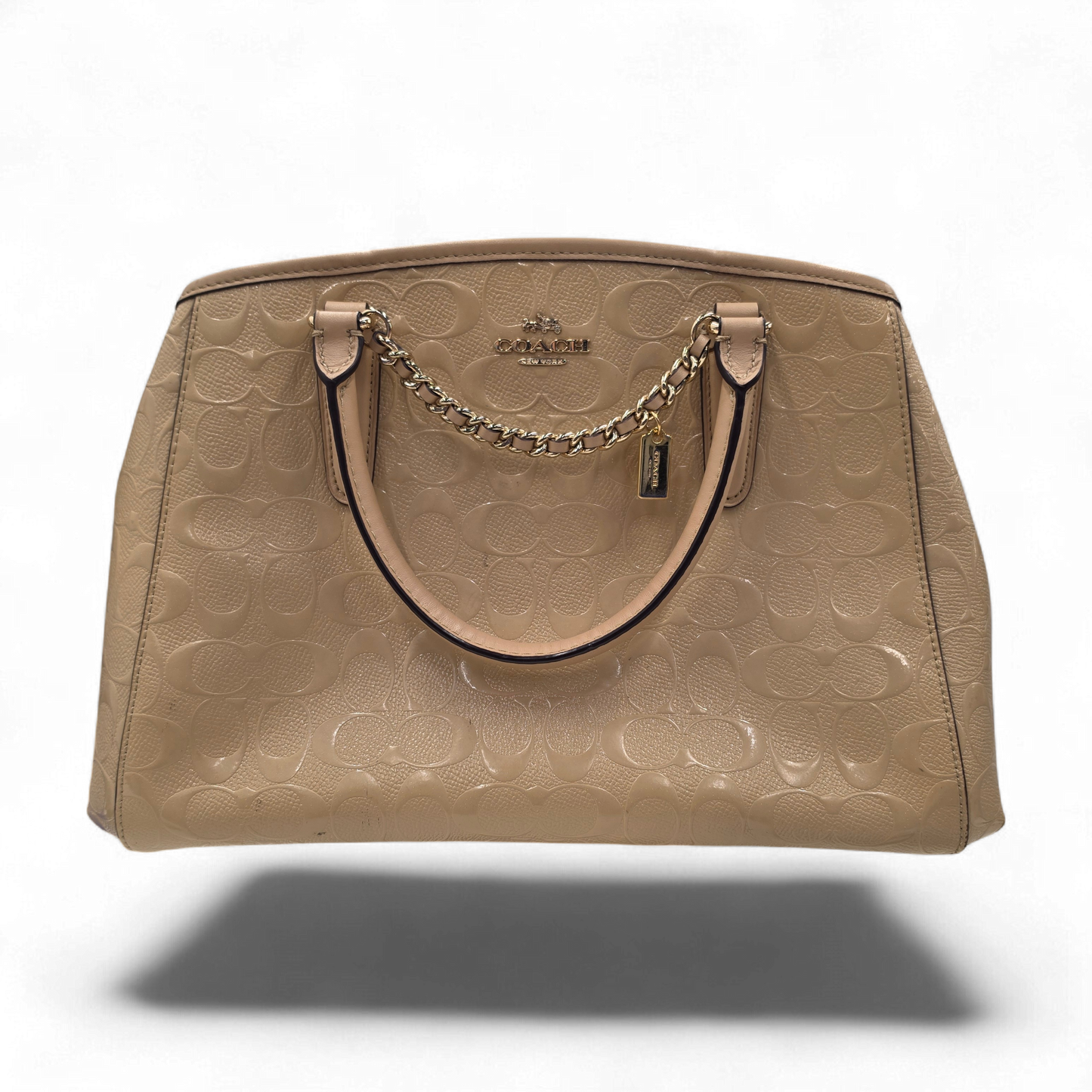 COACH 2WAY Bag F55451 Rank (B) Khaki