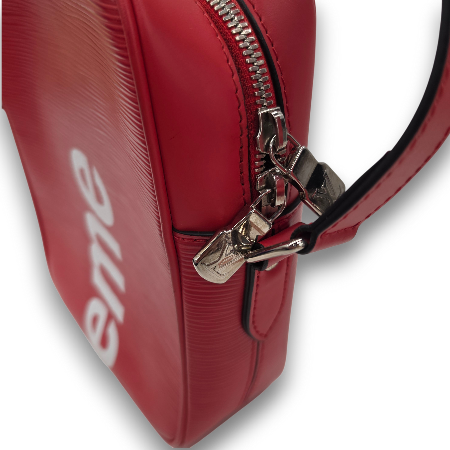 Louis Vuitton/Supreme Shoulder Bag Epi M53417 Rank (AB) Red/White F02137 Danube PM