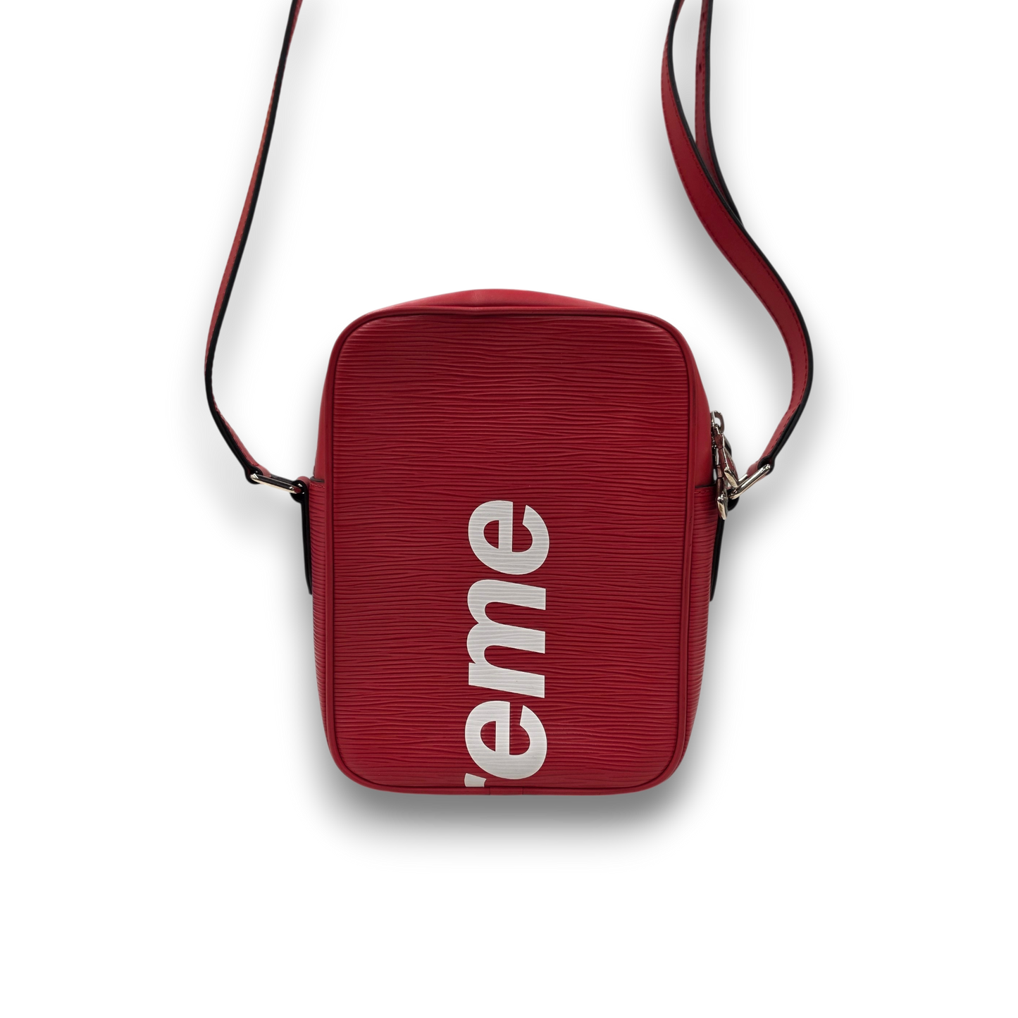 Louis Vuitton/Supreme Shoulder Bag Epi M53417 Rank (AB) Red/White F02137 Danube PM